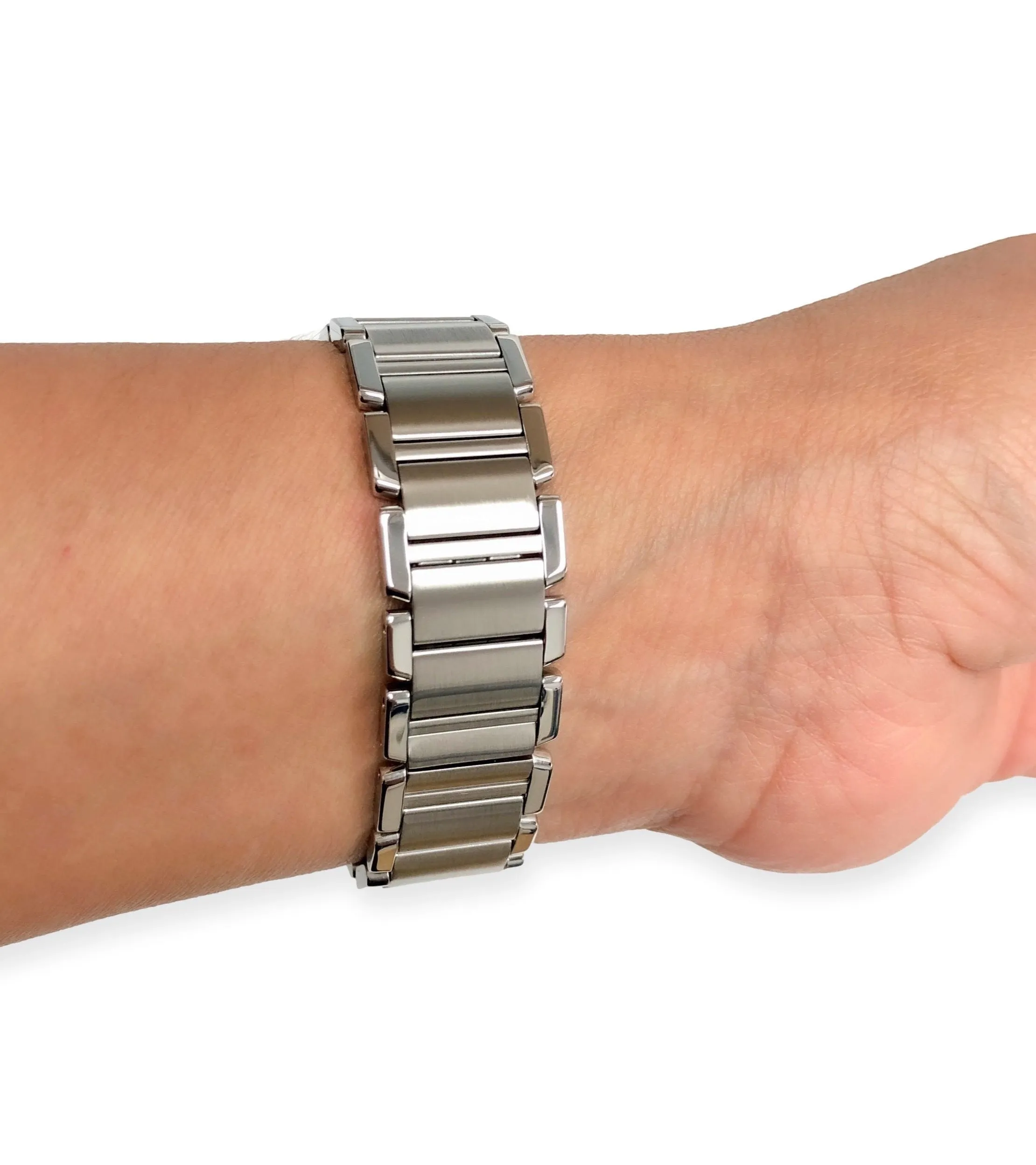 Pre-Owned Ladies Cartier Francaise Tank Stainless Steel 2465 Watch