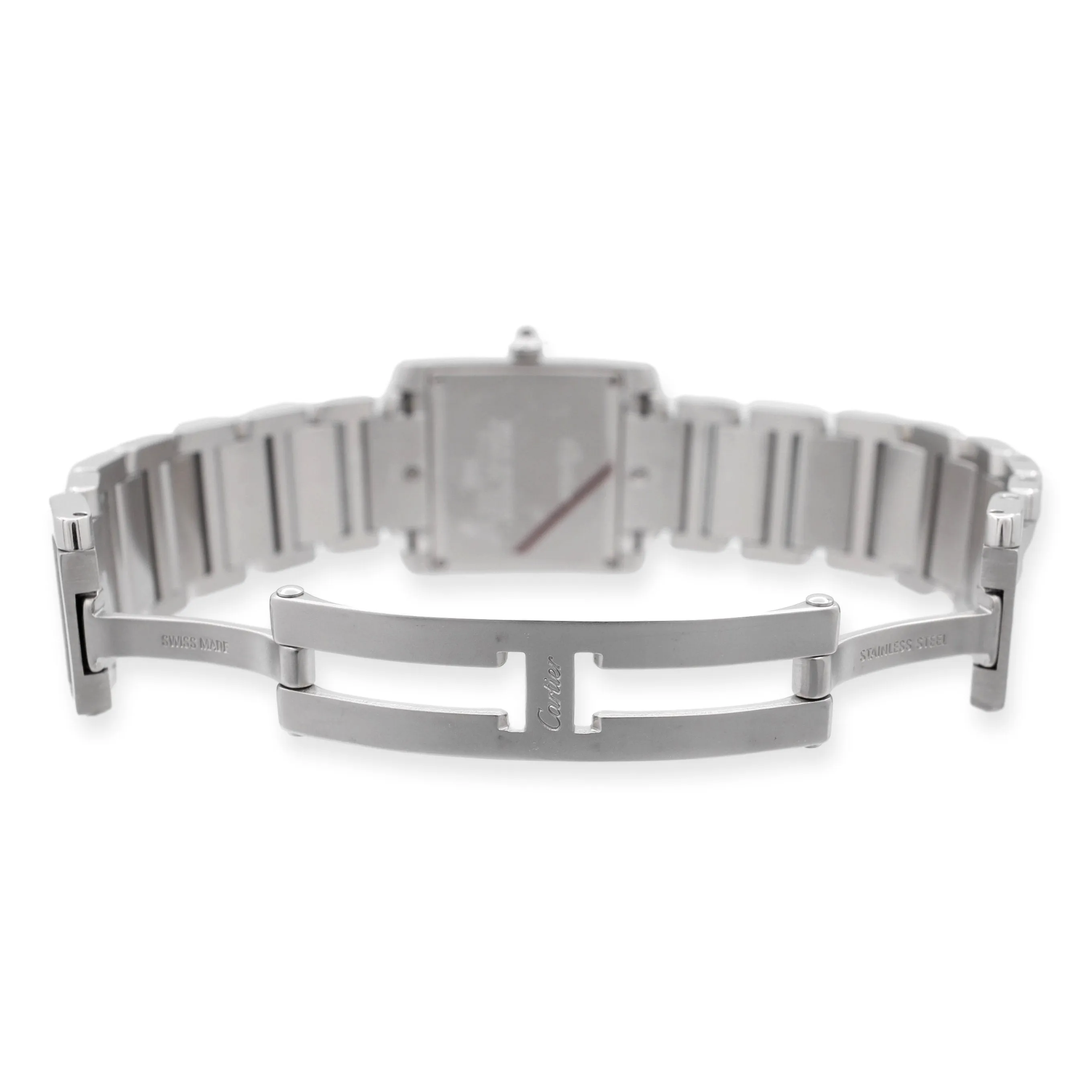 Pre-Owned Ladies Cartier Francaise Tank Stainless Steel 2465 Watch