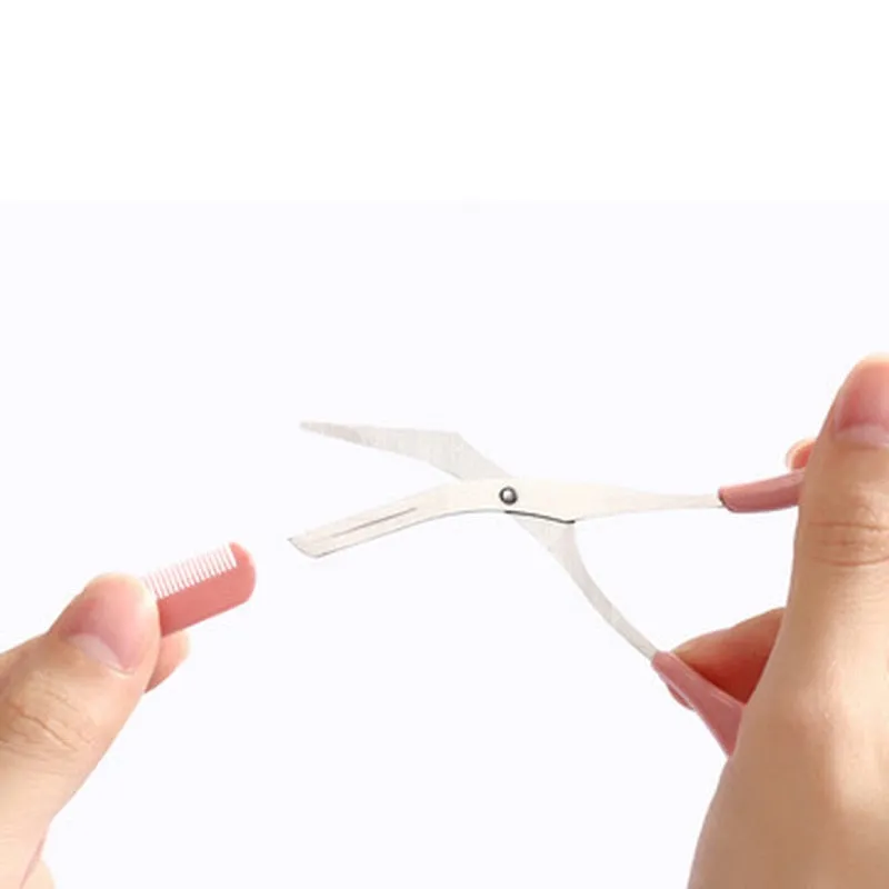 Precision Eyebrow Grooming Kit: Trimmer, Scissor and Comb for Perfectly Shaped and Groomed Brows