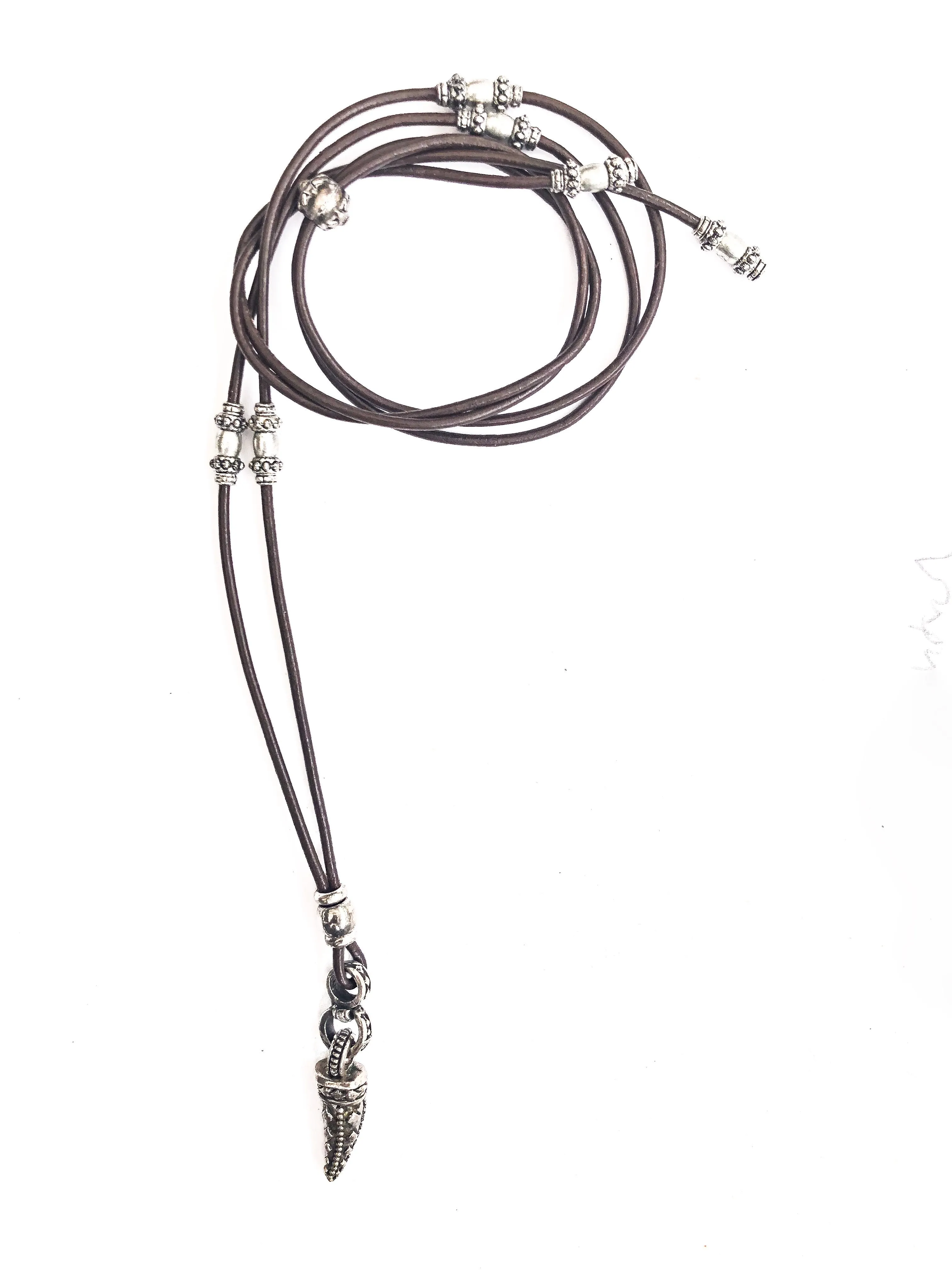 Prosperity Horn on Leather