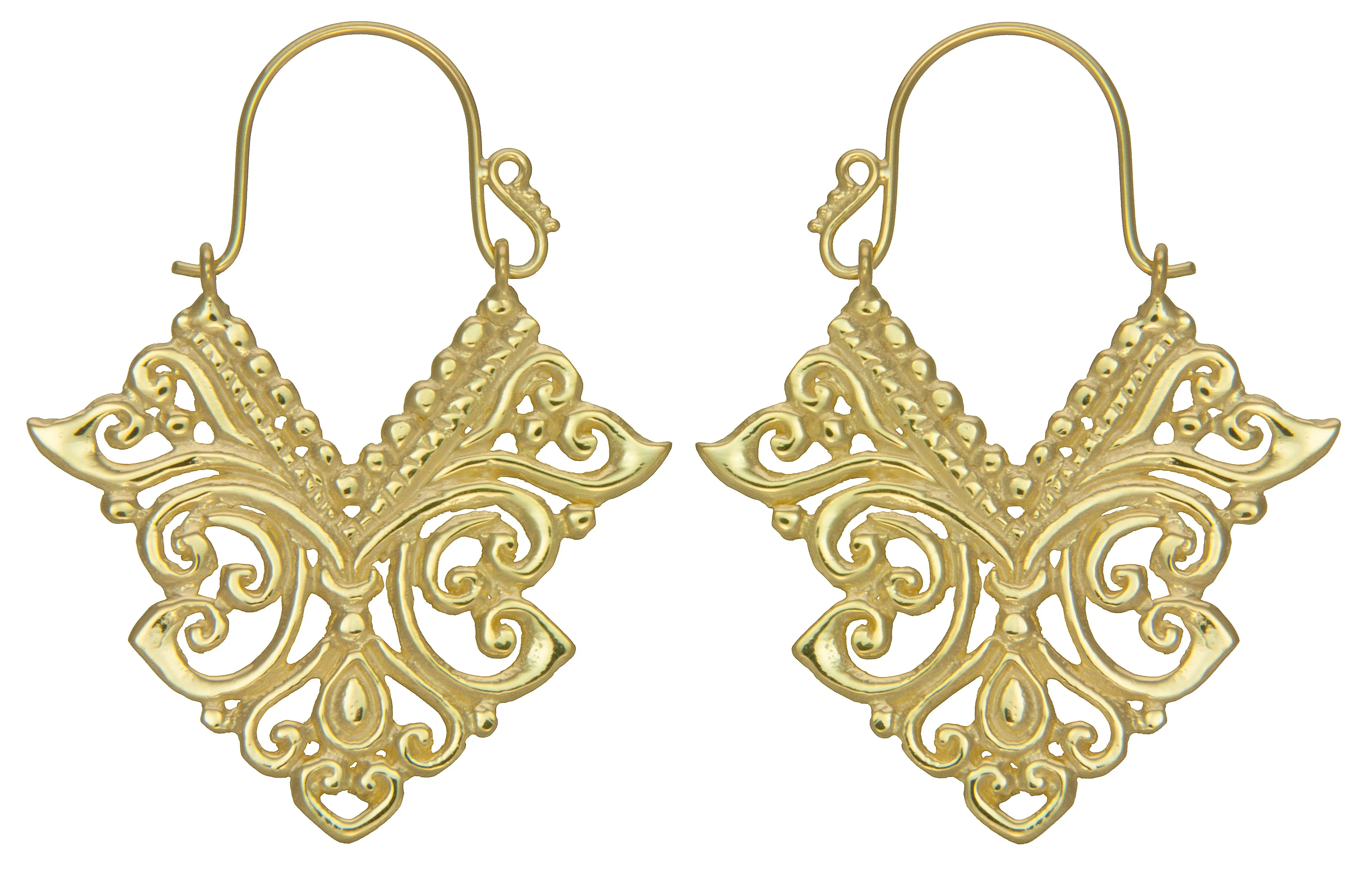 Pura Gold Earrings #4 Small