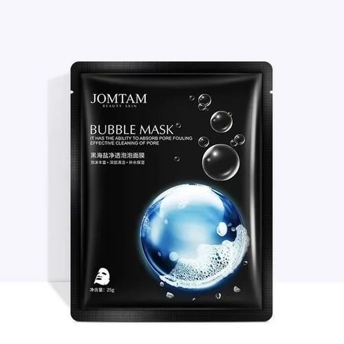 "(1 PACK) Deep Cleansing Black Sea Salt Bubble Facial Mask: Pure Moisturization for a refreshed and revitalized skin"