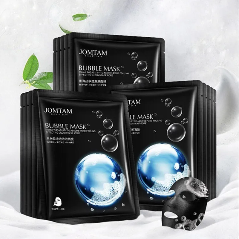 "(1 PACK) Deep Cleansing Black Sea Salt Bubble Facial Mask: Pure Moisturization for a refreshed and revitalized skin"