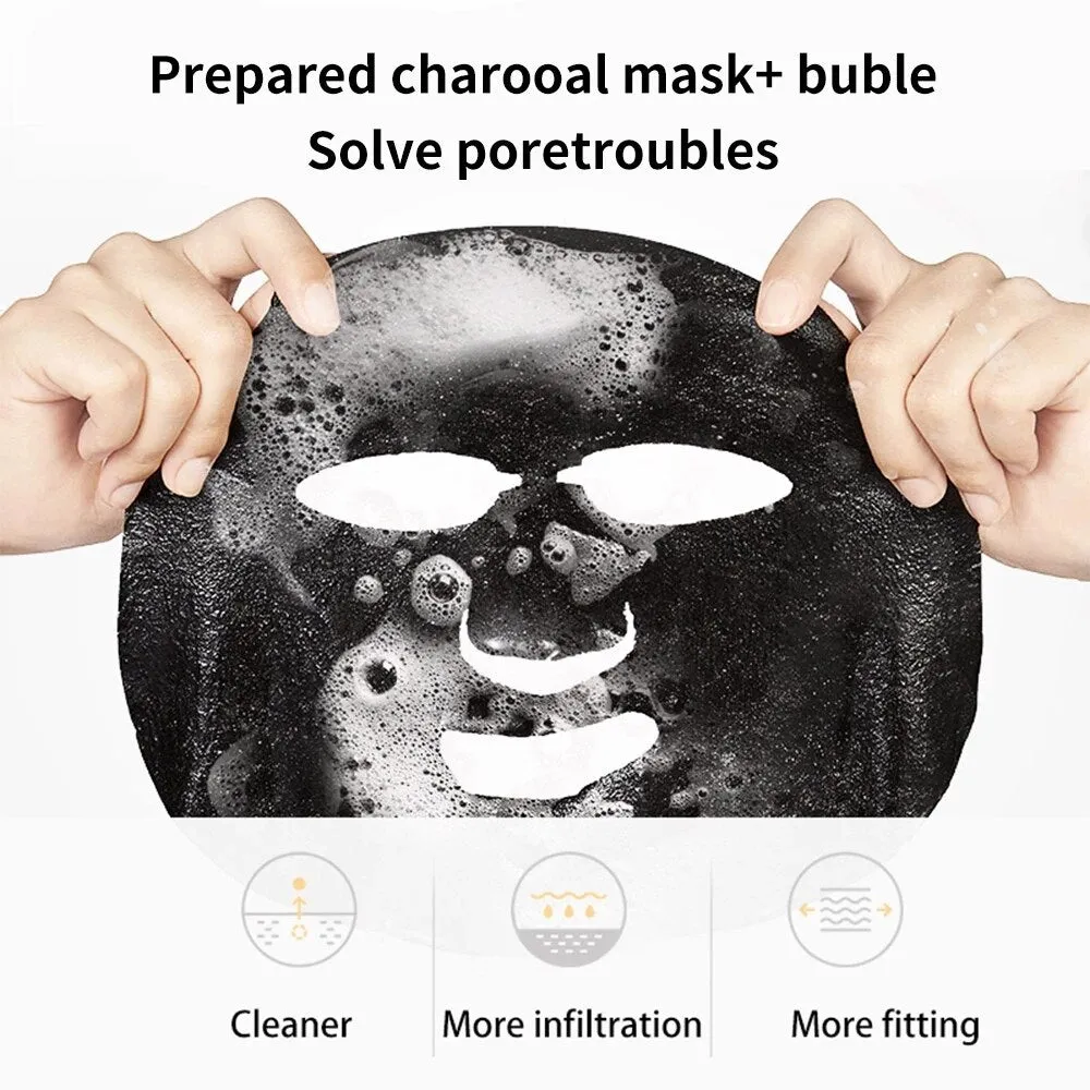 "(1 PACK) Deep Cleansing Black Sea Salt Bubble Facial Mask: Pure Moisturization for a refreshed and revitalized skin"