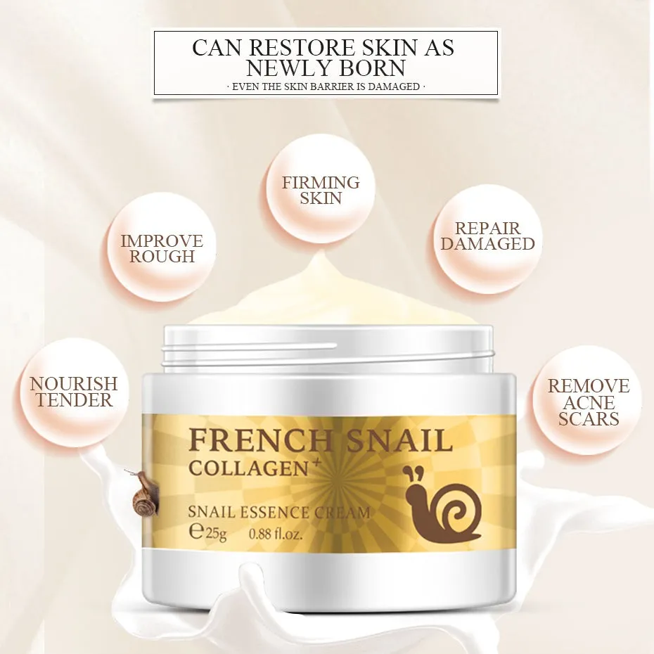 "Snail Secretion Filtrate Cream with Hyaluronic Acid: A Moisturizer for Anti-Wrinkle and Anti-Aging benefits"