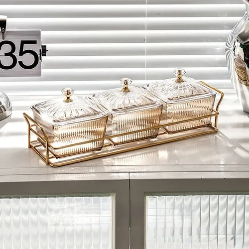 "Transparent Square Dried Fruit Salad Dessert Jars: A Stylish and Convenient Way to Serve and Enjoy Your Favorite Snacks