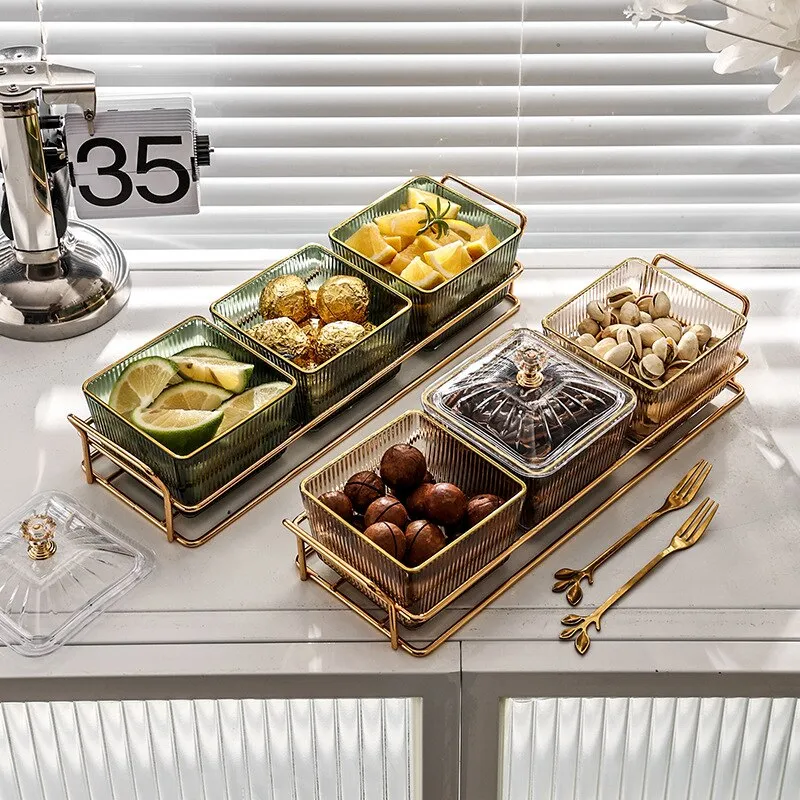 "Transparent Square Dried Fruit Salad Dessert Jars: A Stylish and Convenient Way to Serve and Enjoy Your Favorite Snacks