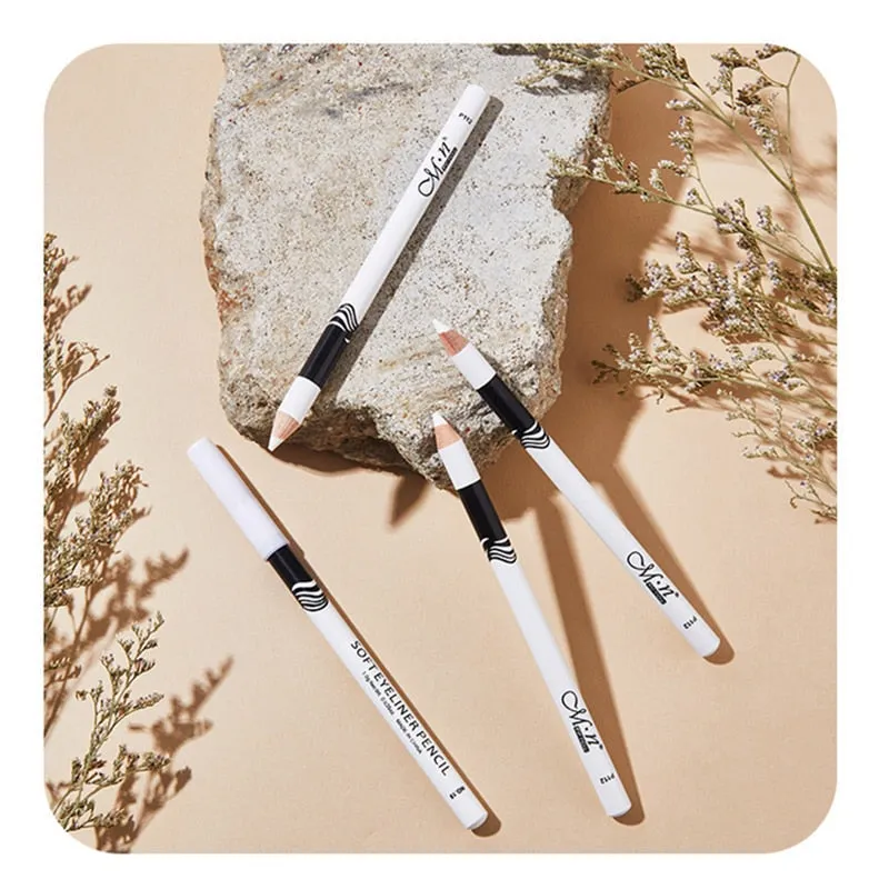 "Unleash Your Creativity: White Waterproof Long Lasting Eyeliner Pencil for Women's Fashion"