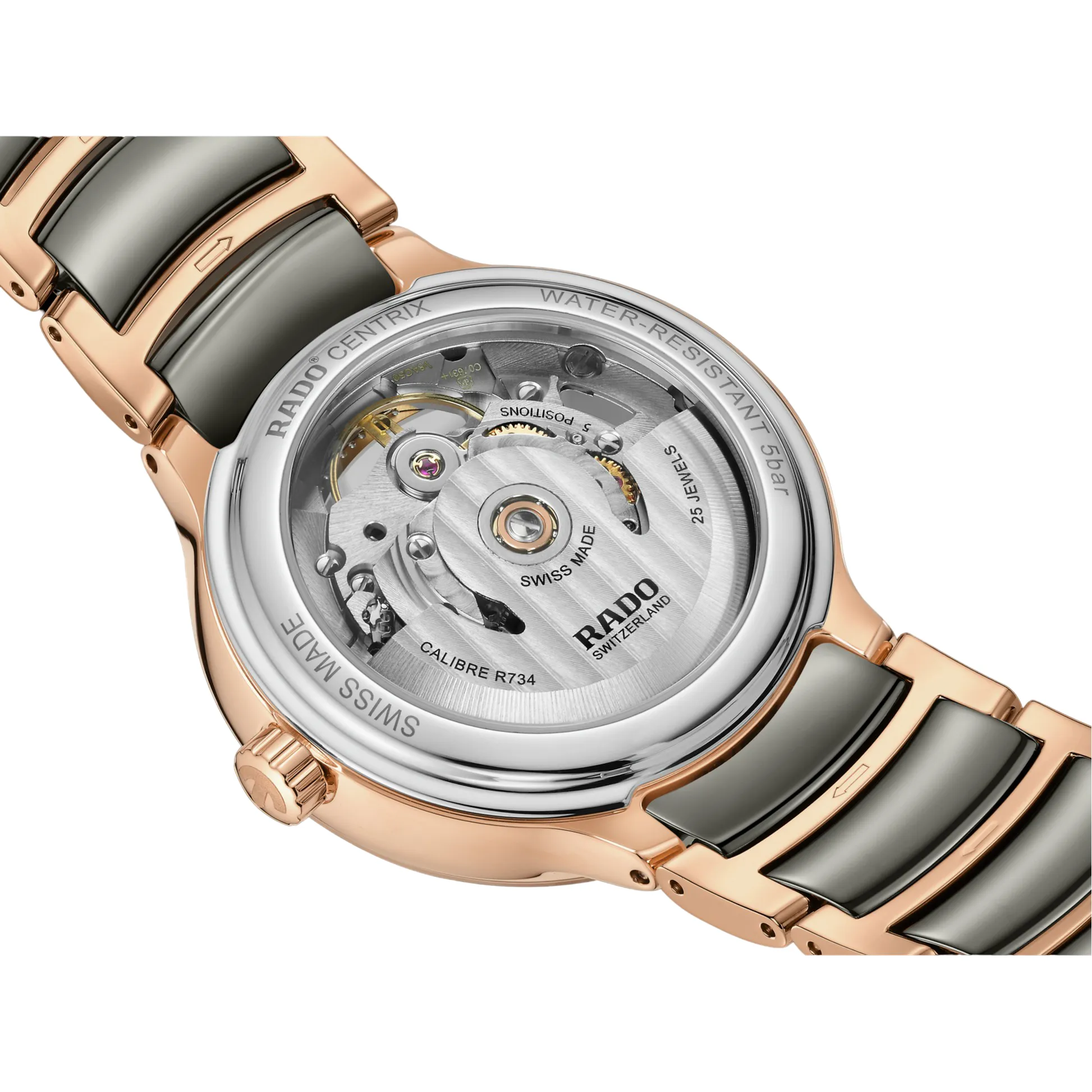 Rado Centrix Automatic Diamonds Open Heart Women's Watch R30029912