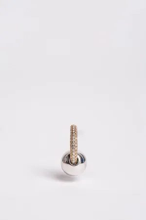 RAINBOW K | LARGE LINE PIERCING EARRING (SINGLE)