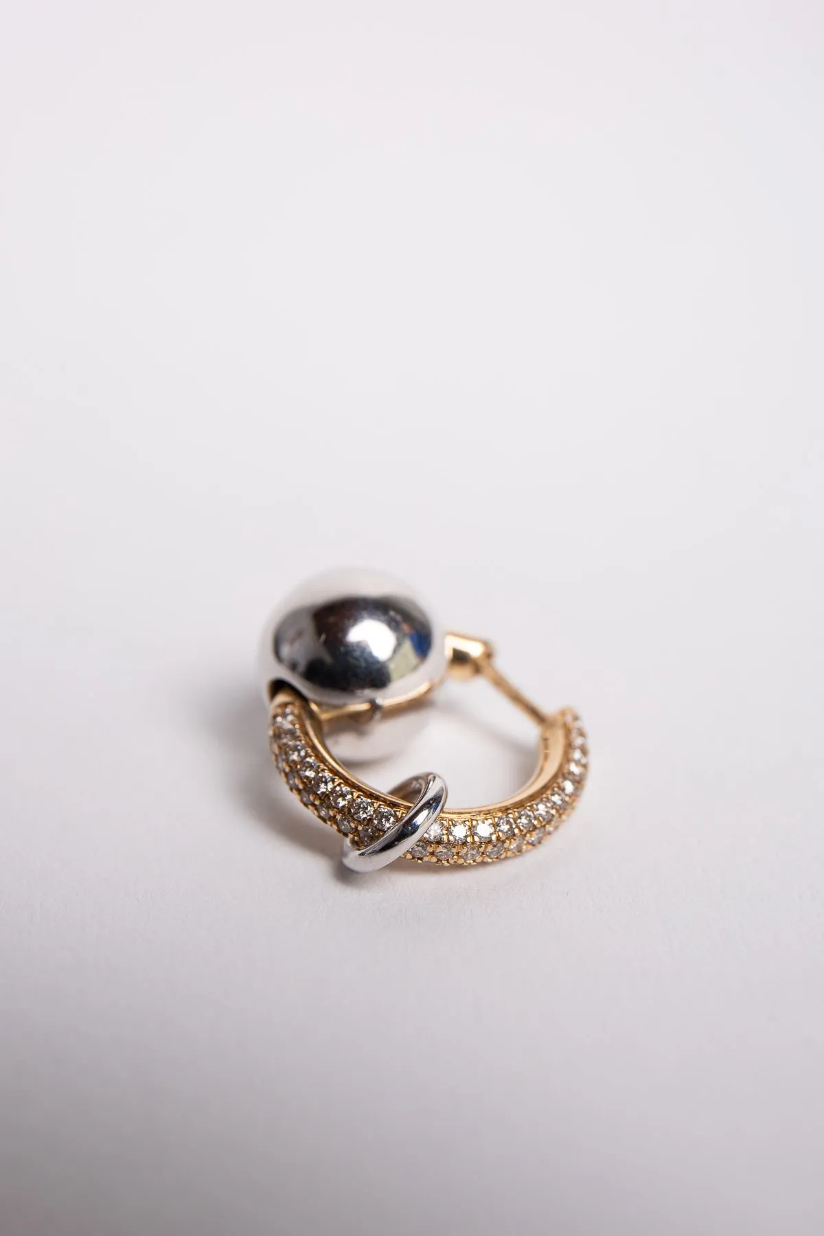 RAINBOW K | LARGE LINE PIERCING EARRING (SINGLE)