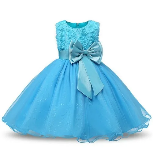 Regal Children's Princess Girl Dress for Weddings and Birthday Parties