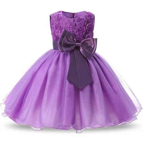 Regal Children's Princess Girl Dress for Weddings and Birthday Parties