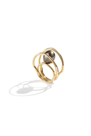 RENATO CIPULLO | PEARL MIDDLE CRESCENT RING