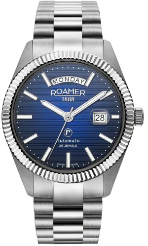 Roamer Primeline Daydate II Blue Watch