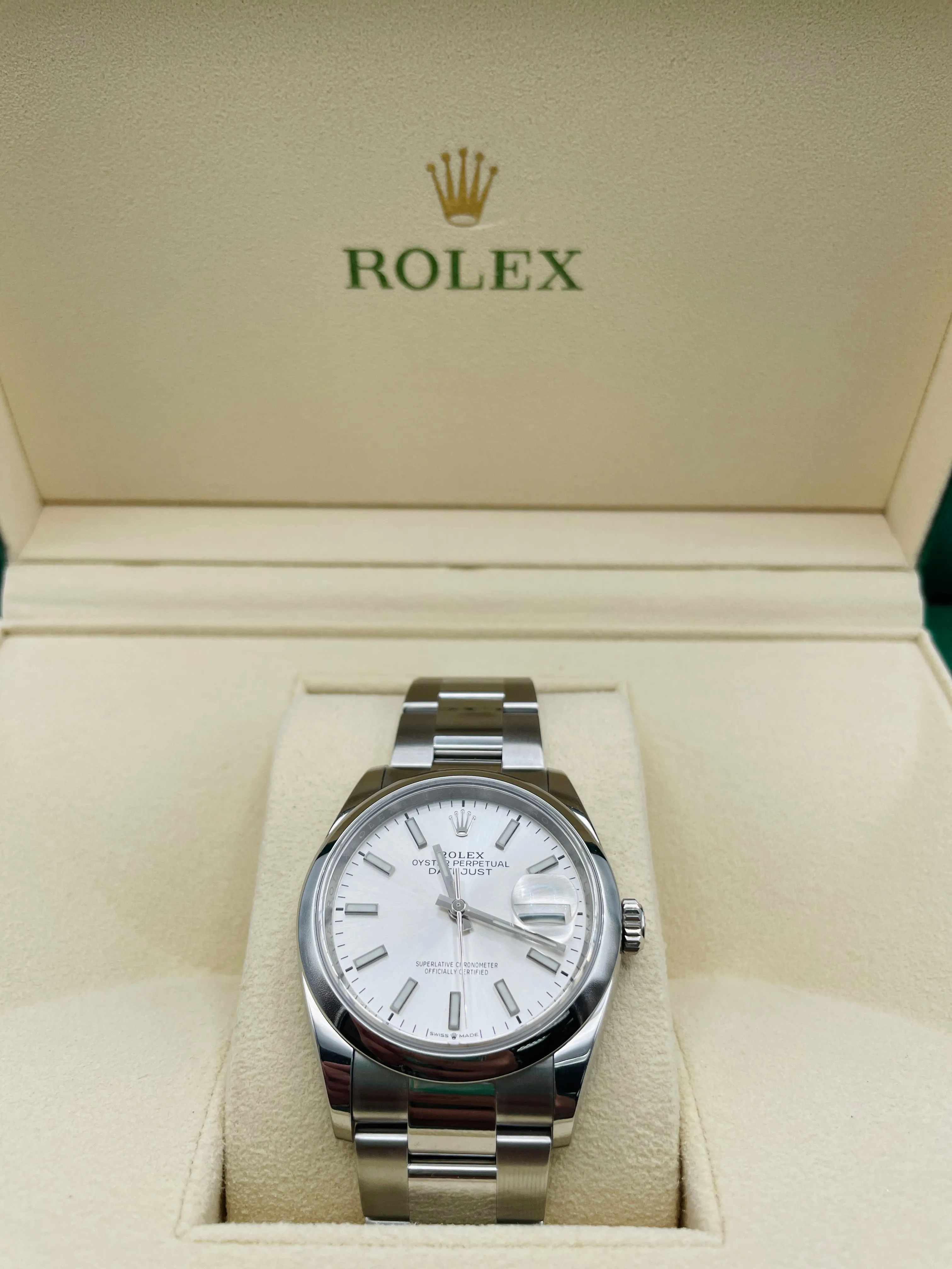 Rolex 2020 Date Just 36mm Oyster Perpetual 126200