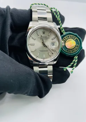 Rolex 2020 Date Just 36mm Oyster Perpetual 126200