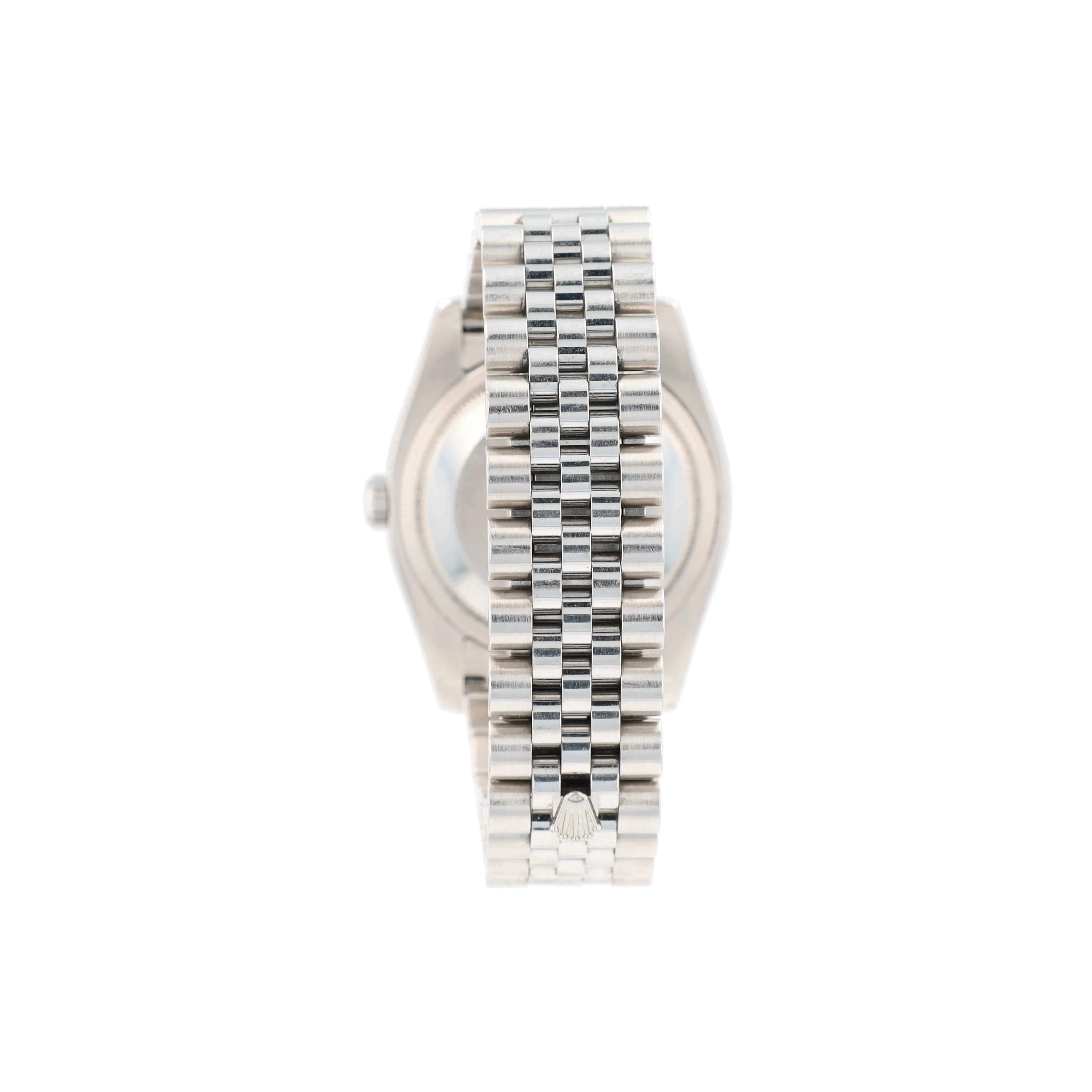 Rolex Datejust 116234 36mm Silver Jubilee Diamond (N.S) Dial Fluted Bezel Jubilee Band