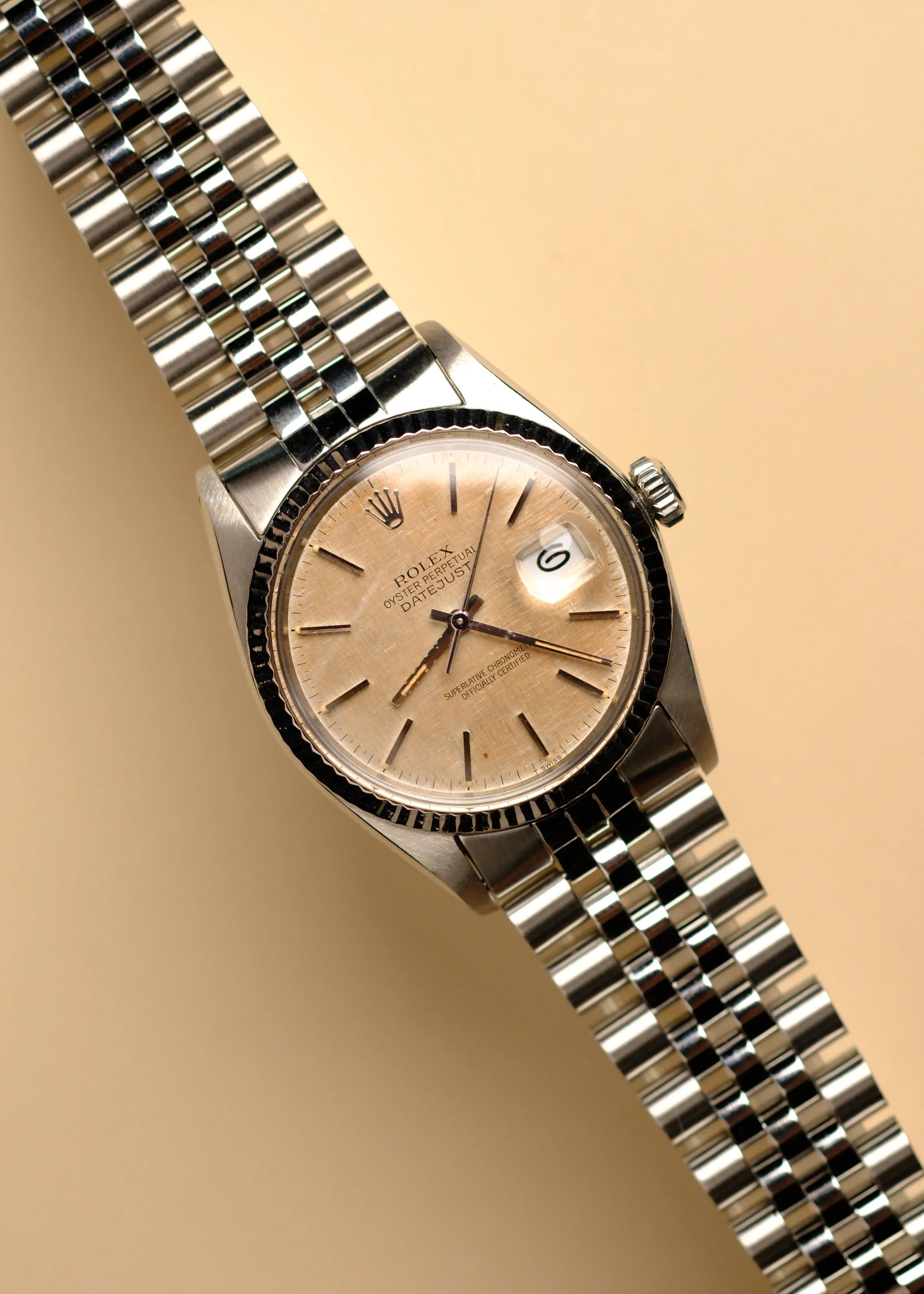 Rolex Datejust 16014 Tropical Linen 'Coffee' Dial - 1983