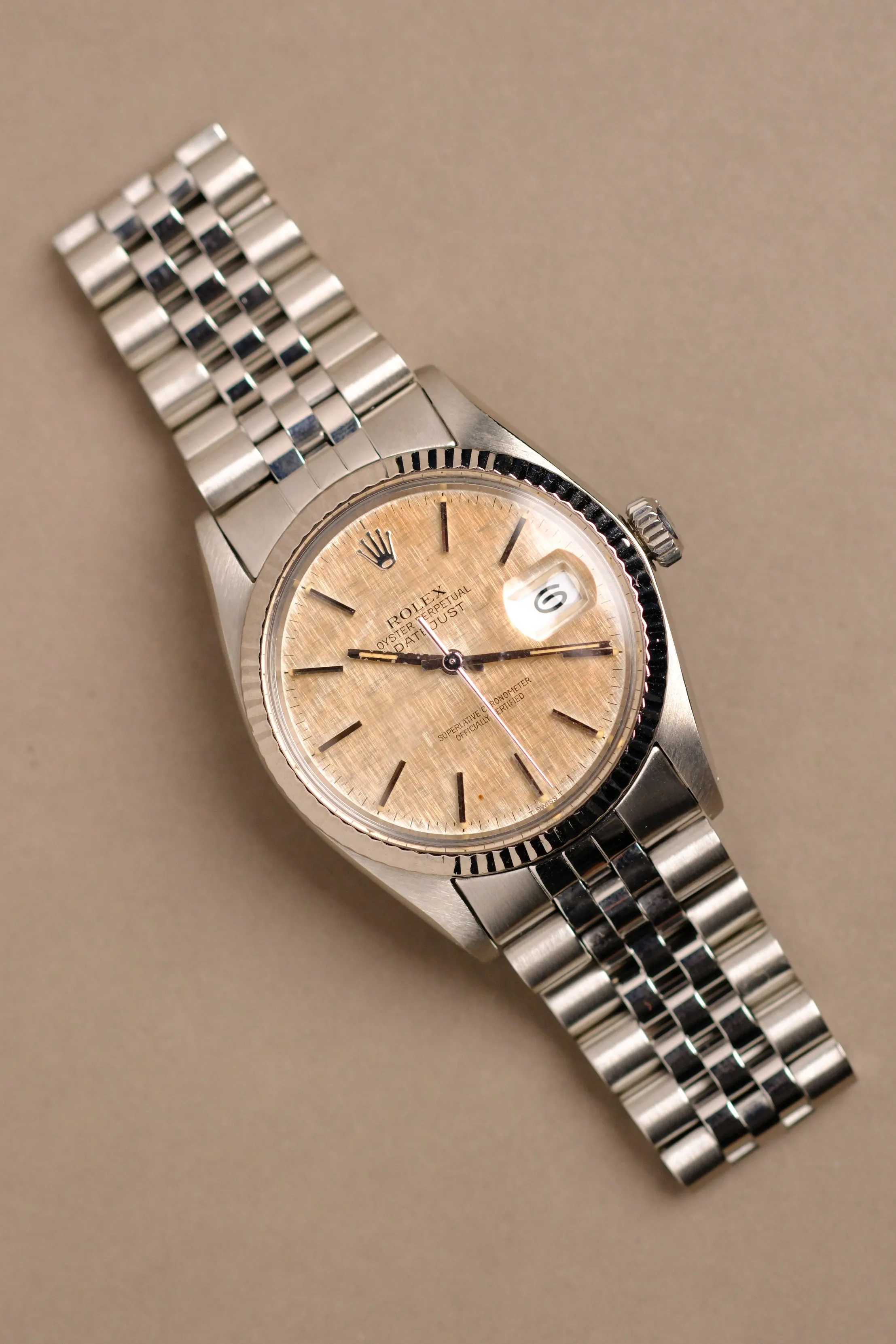 Rolex Datejust 16014 Tropical Linen 'Coffee' Dial - 1983