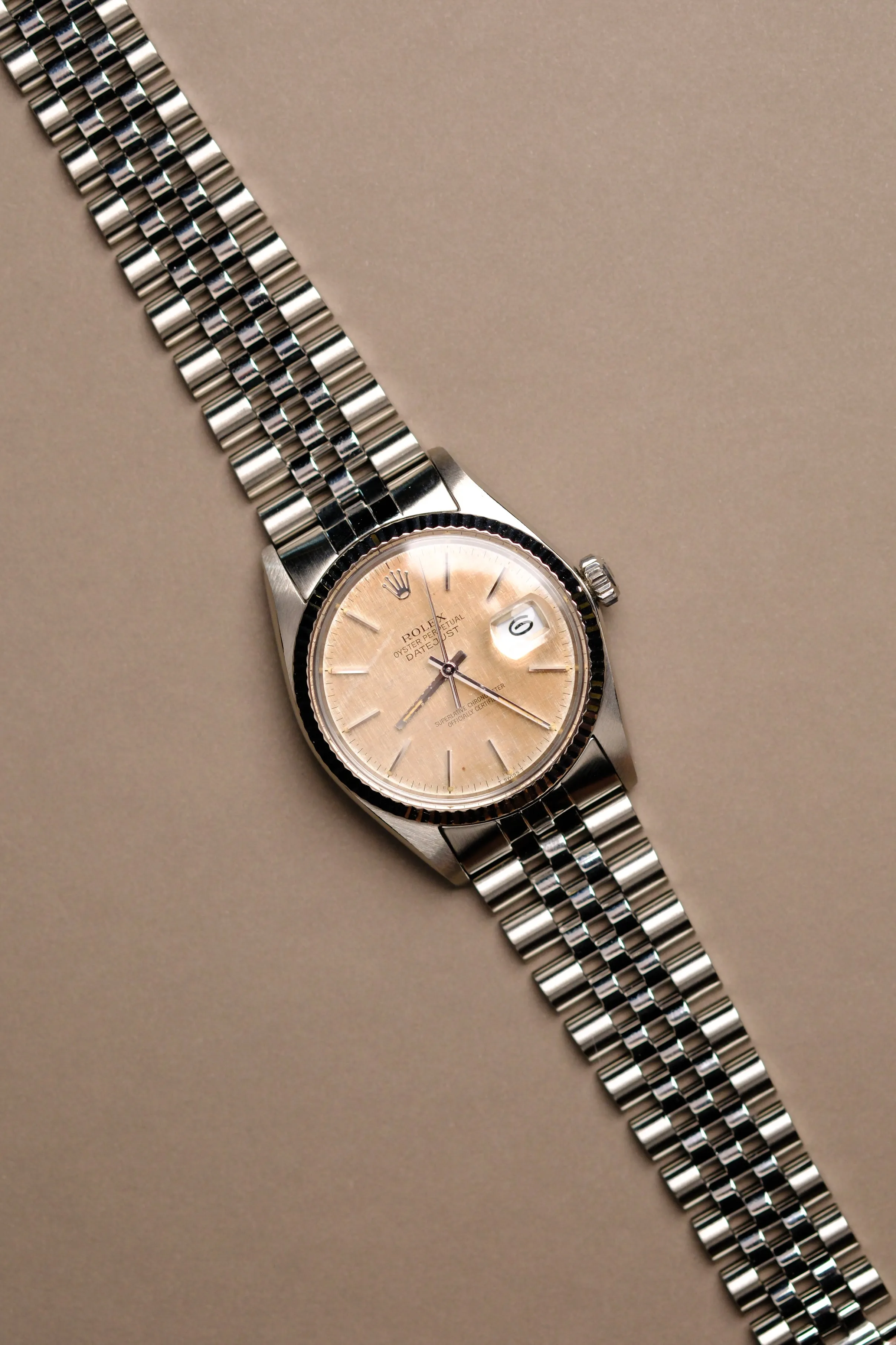 Rolex Datejust 16014 Tropical Linen 'Coffee' Dial - 1983
