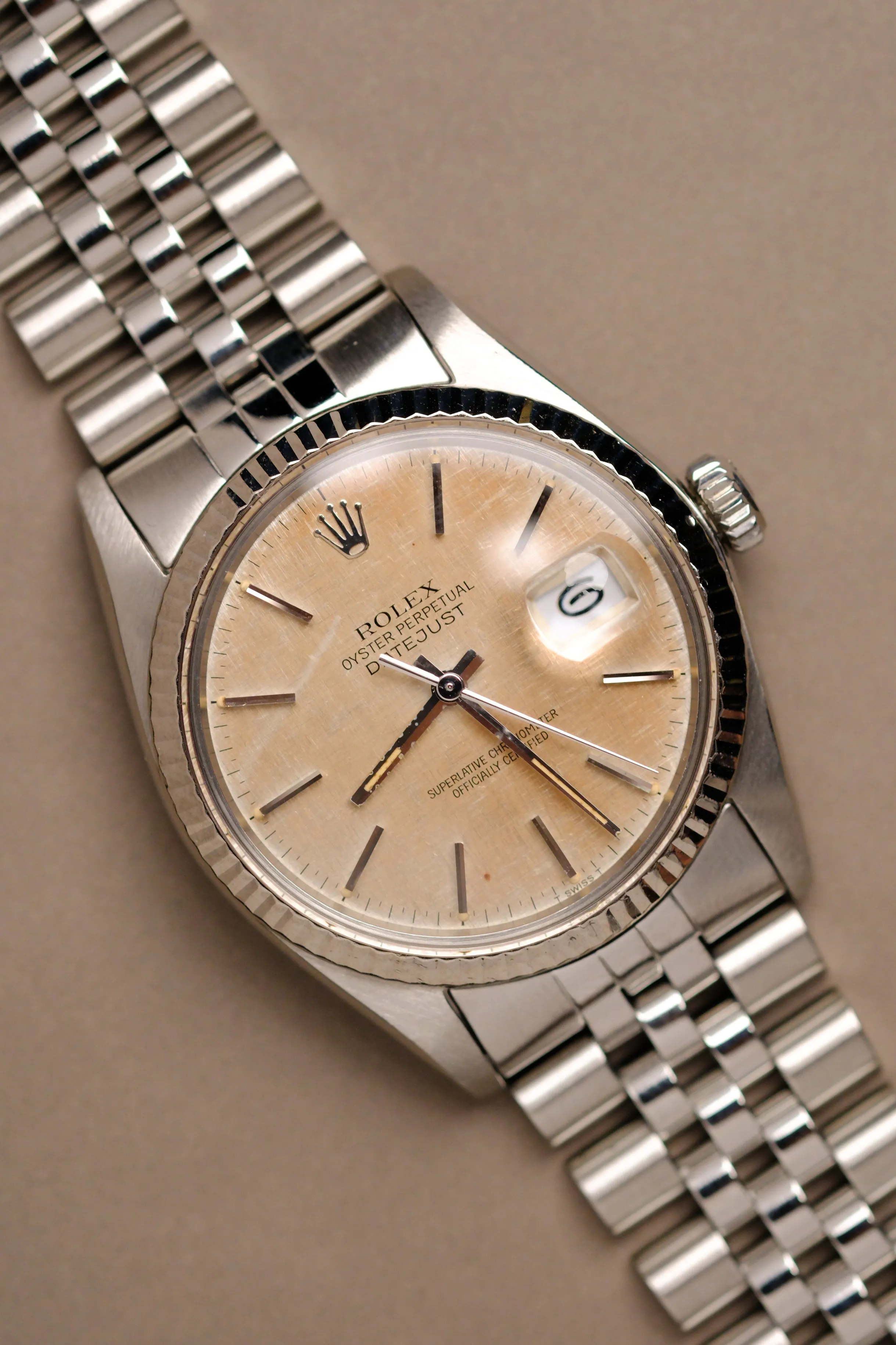 Rolex Datejust 16014 Tropical Linen 'Coffee' Dial - 1983