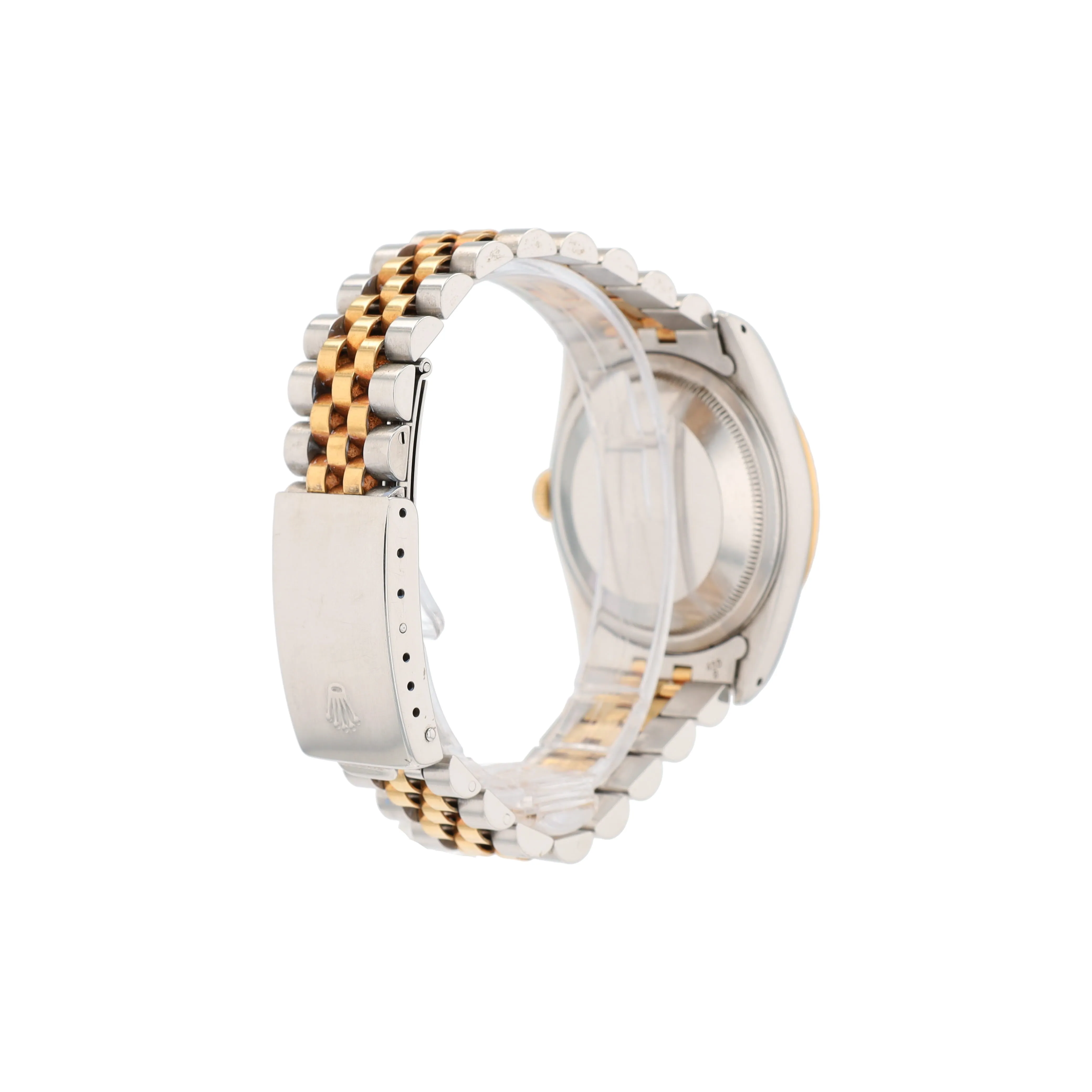 Rolex Datejust  16233 36mm Champagne Diamonds (O.S) Dial Fluted Bezel Jubilee Band