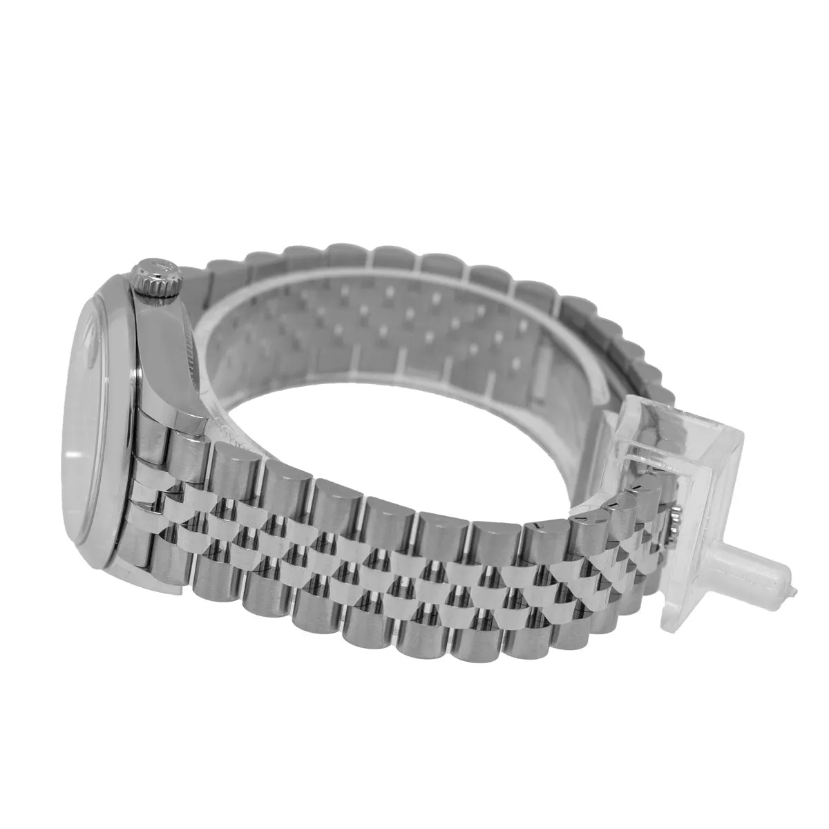 Rolex Datejust 31mm Stainless Steel Pink Roman Dial & Smooth Bezel 278240