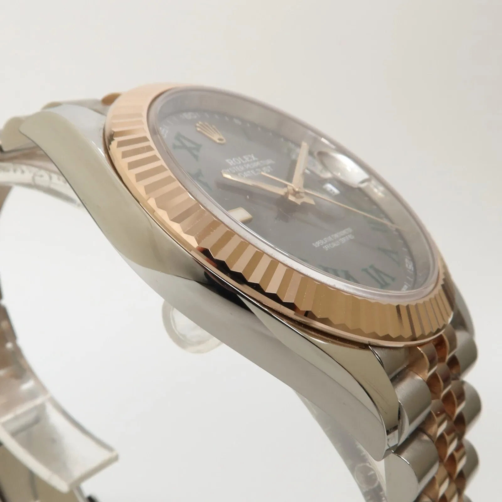 Rolex Datejust 41 Wimbledon Dial 18kt Rose Gold & Stainless Steel Jubilee 126331