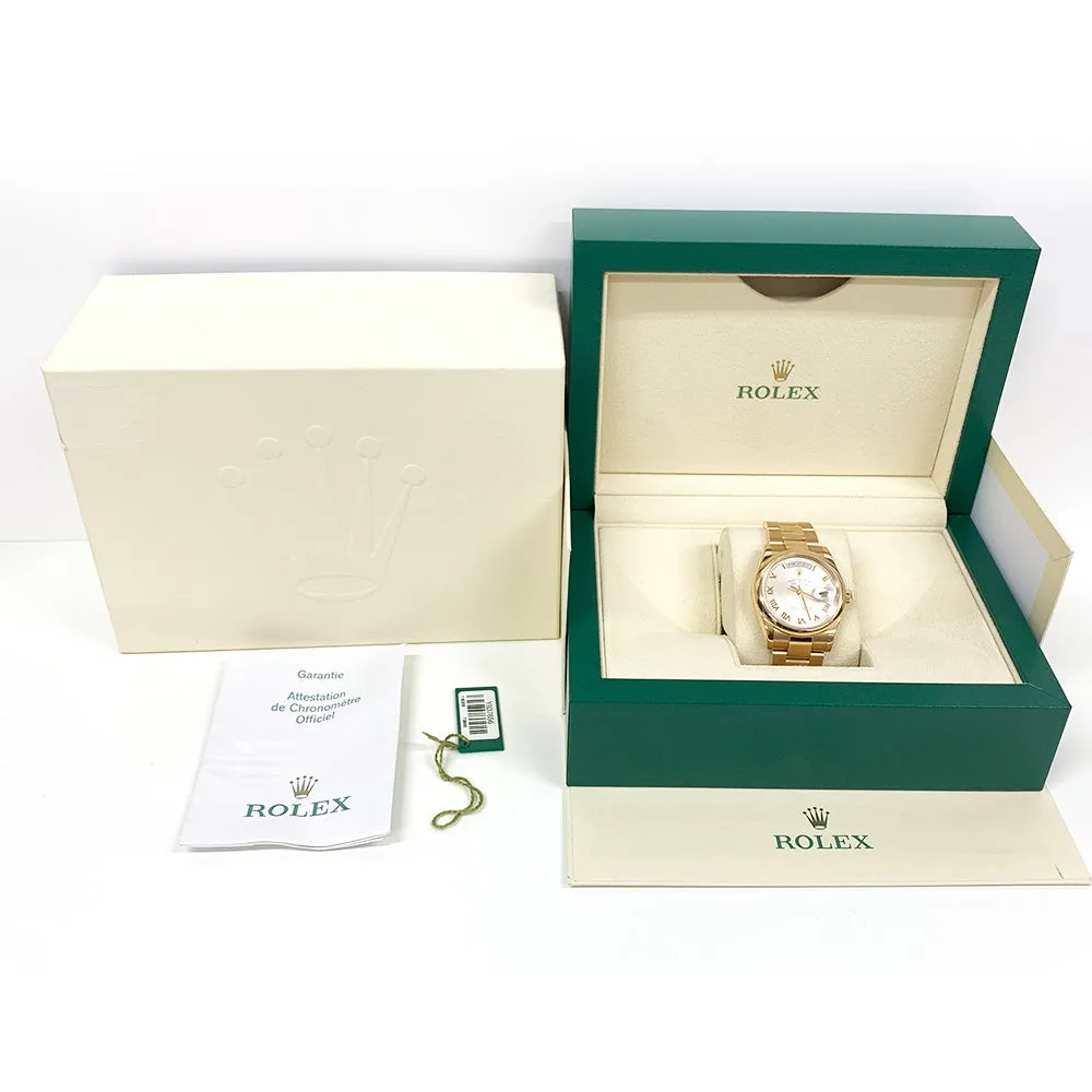 Rolex Day-Date 118205 Champagne Roman Dial
