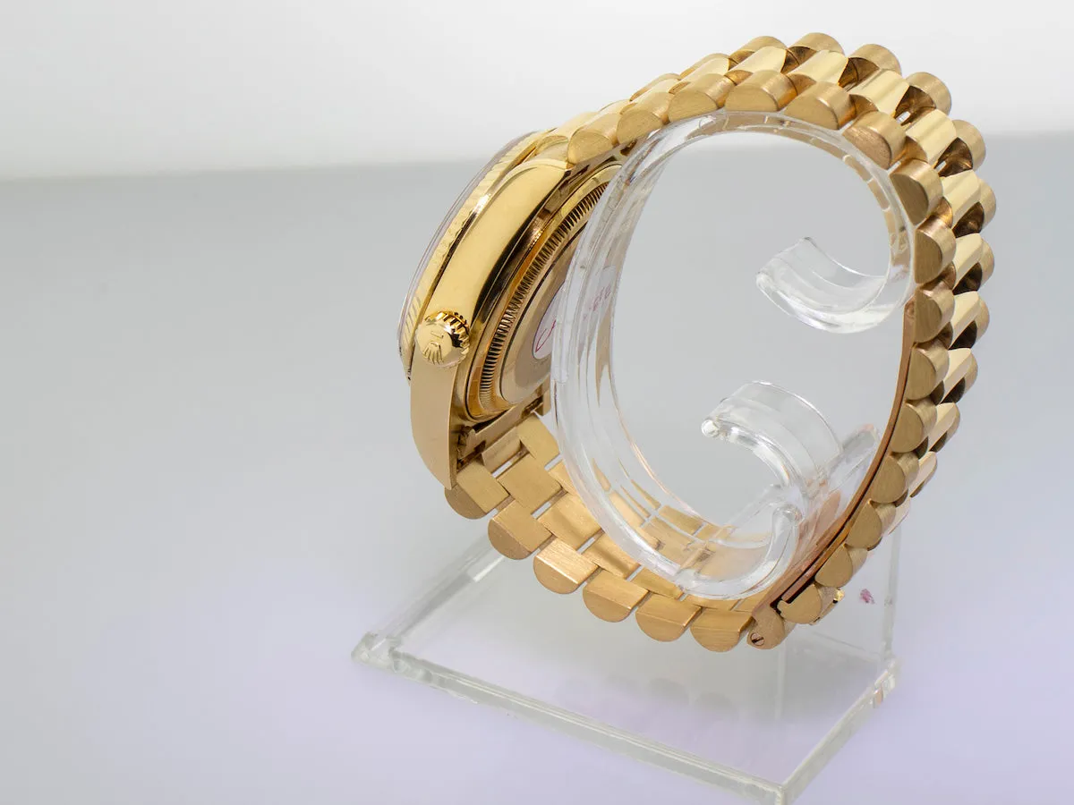Rolex Day-Date 36mm Yellow Gold Champagne Dial & Fluted Bezel 18038