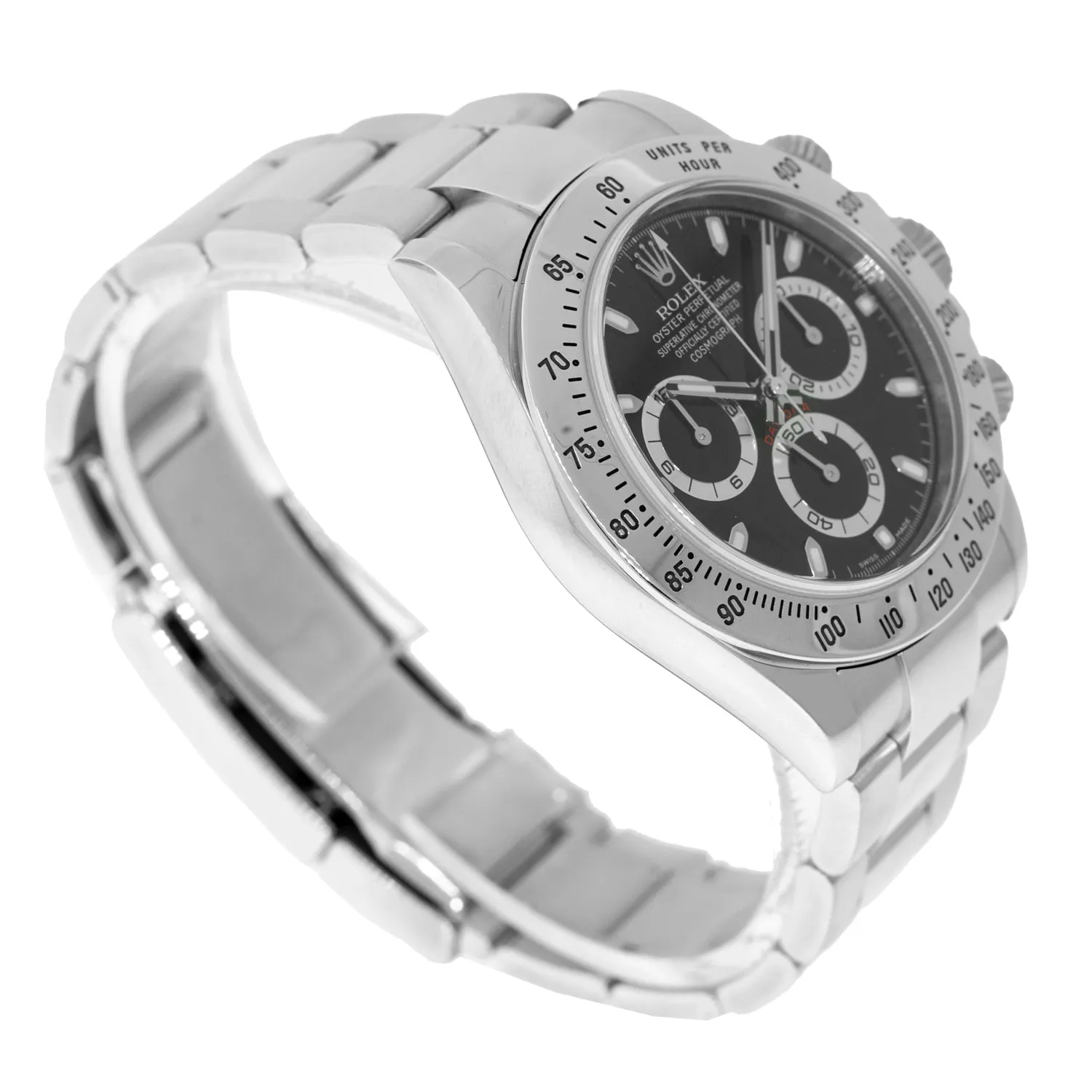 Rolex Daytona 40mm Stainless Steel Black Dial & Steel Bezel 116520