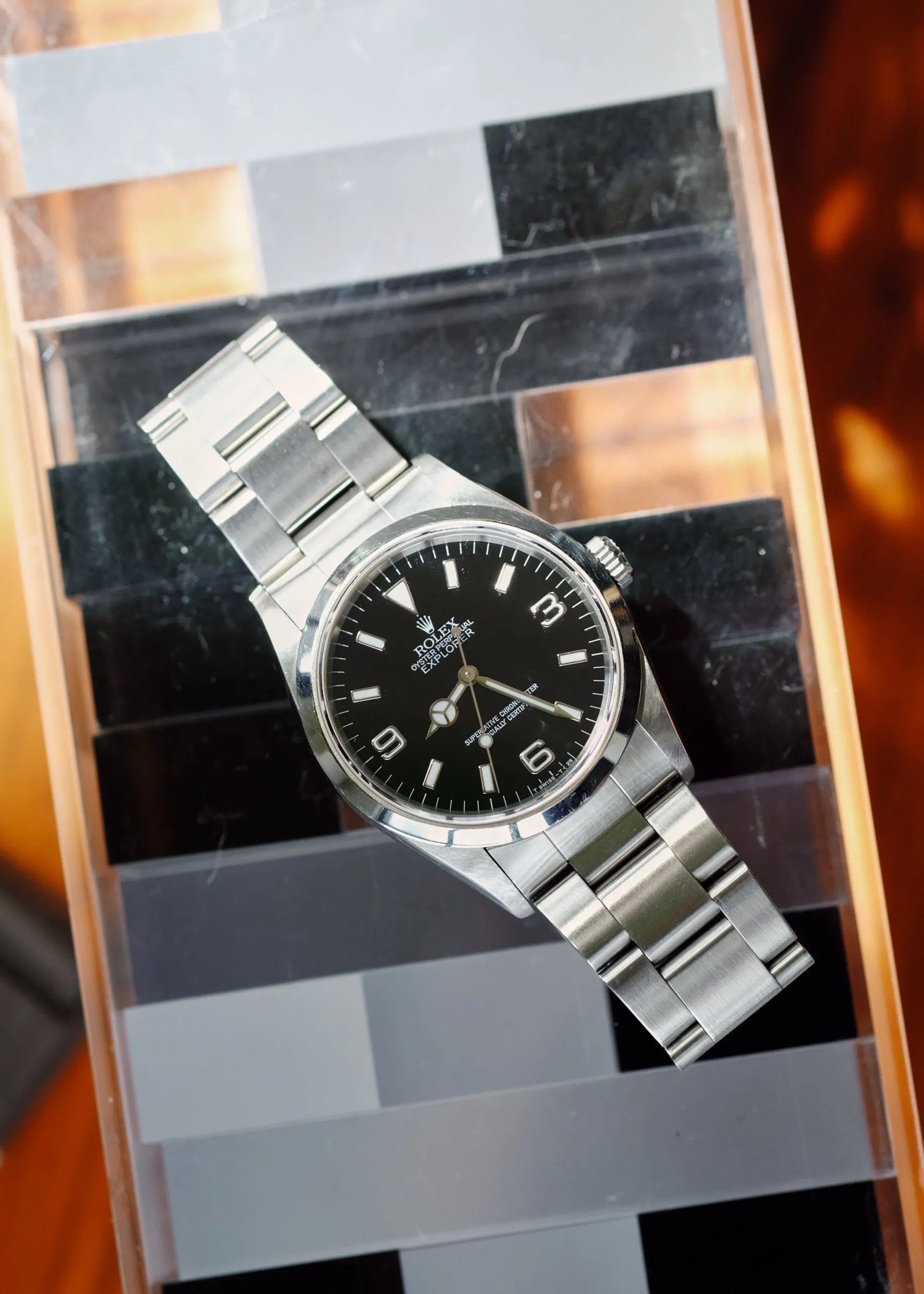 Rolex Explorer i 14270 Transitional 'Trit-Nova' Dial - 1998
