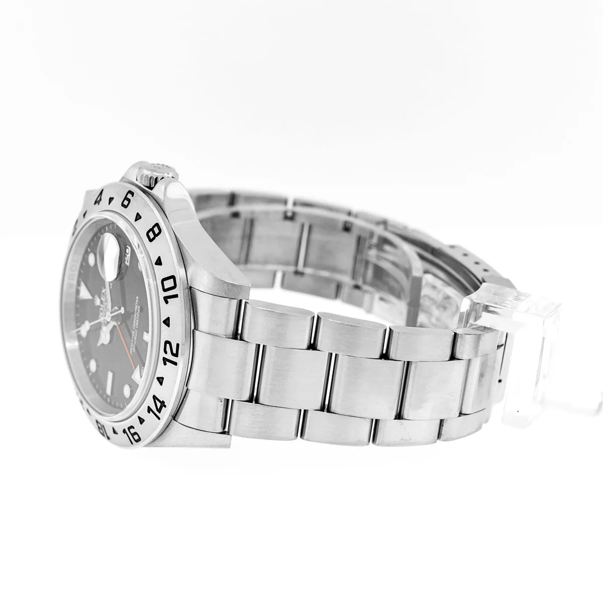 Rolex Explorer II 40mm Cal 3186 Stainless Steel Black Dial & Steel Bezel  16570
