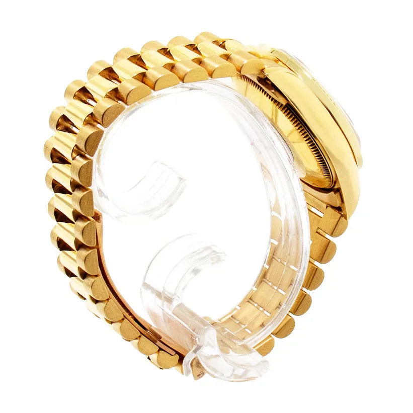 Rolex Lady-Datejust 31mm Yellow Gold Champagne Diamond Dial & Bezel 68278
