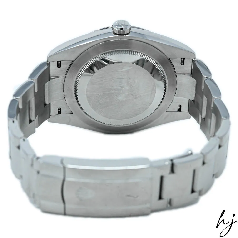 Rolex Oyster Perpetual 41mm Blue Stick Dial Watch #: 124300