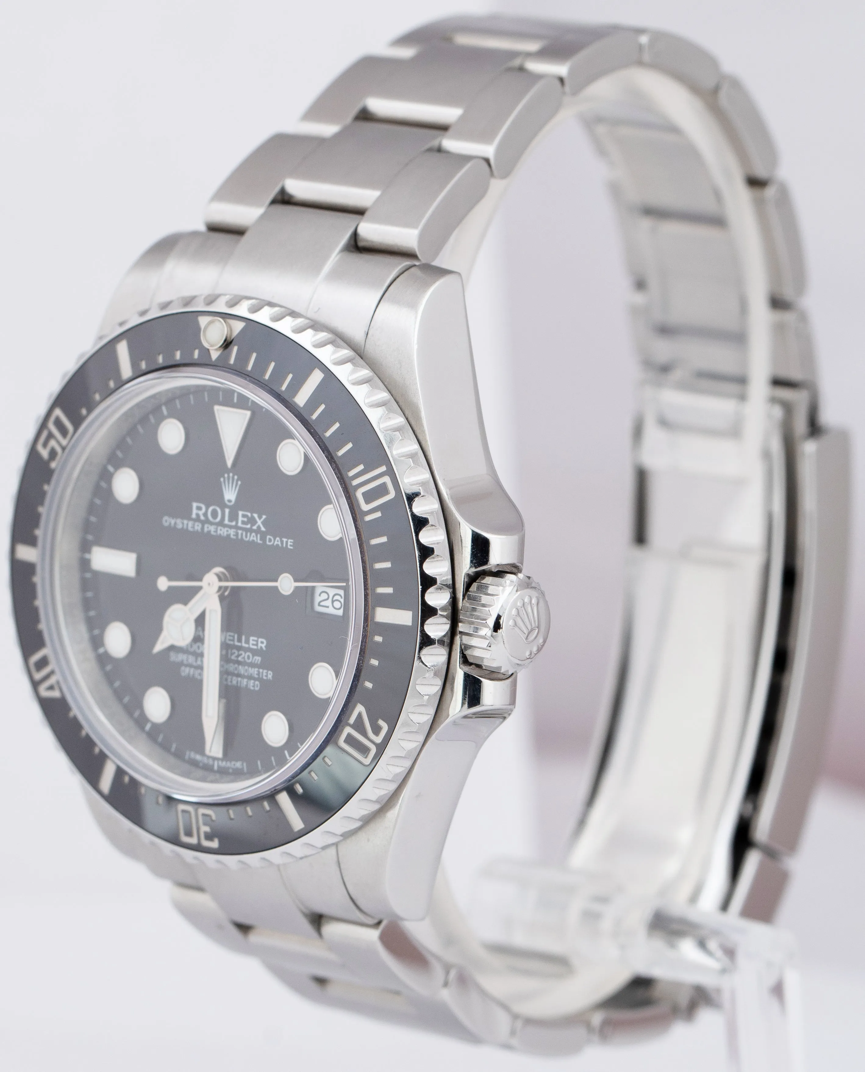 Rolex Sea-Dweller 4000 SD4K Ceramic Black Stainless Steel 40mm Watch 116600 BOX