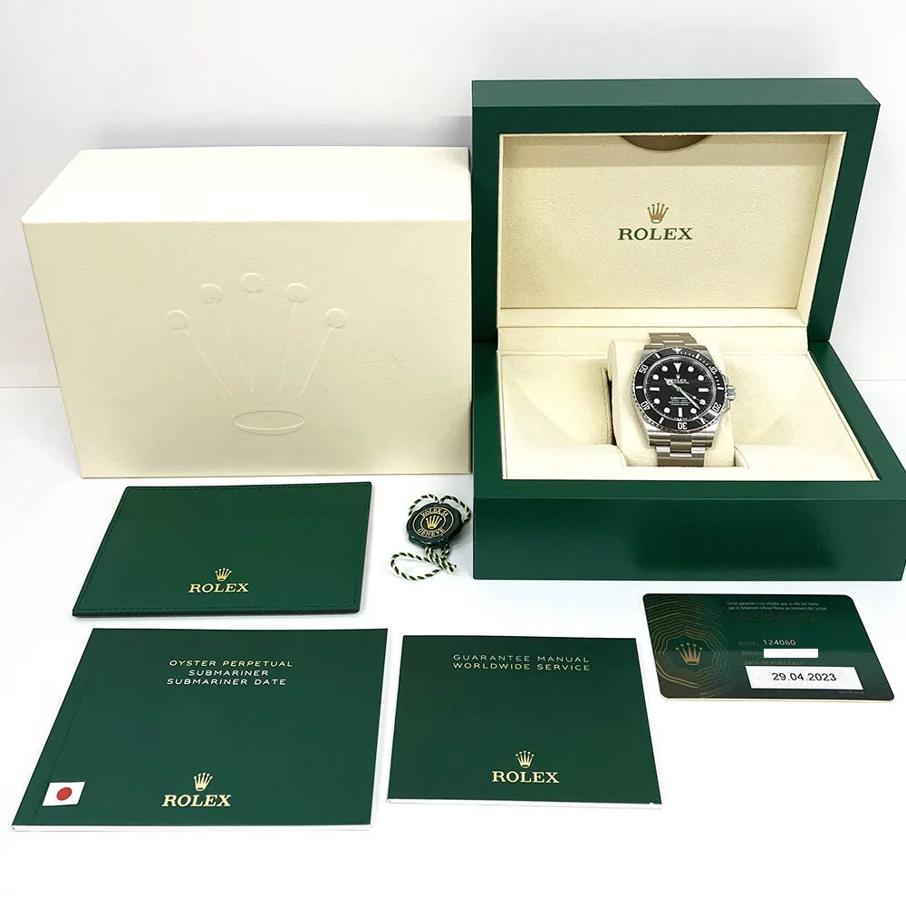 Rolex Submariner 124060 Black Dial Apr 2023