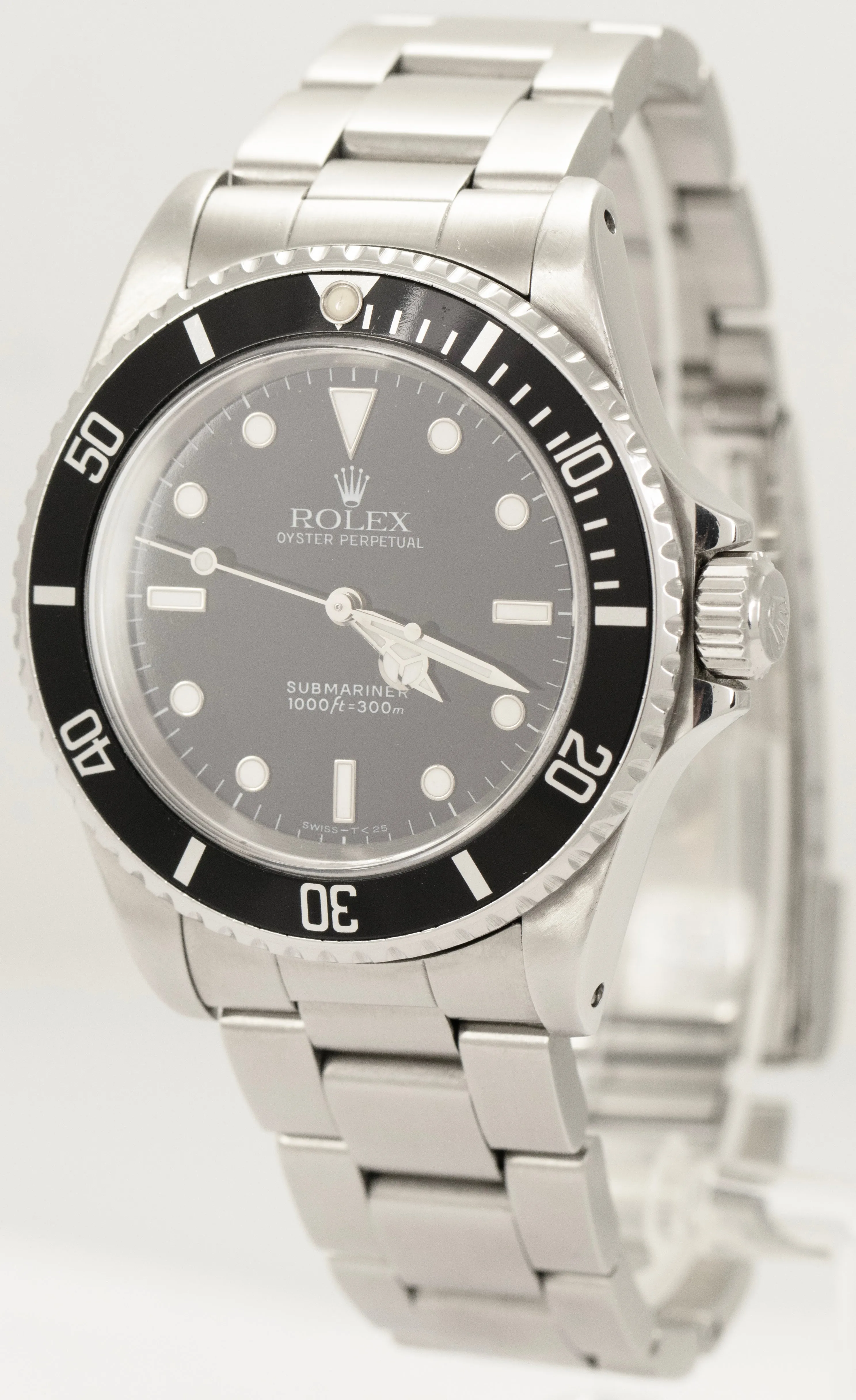 Rolex Submariner No-Date Black Dial 40mm Automatic Stainless Steel Watch 14060