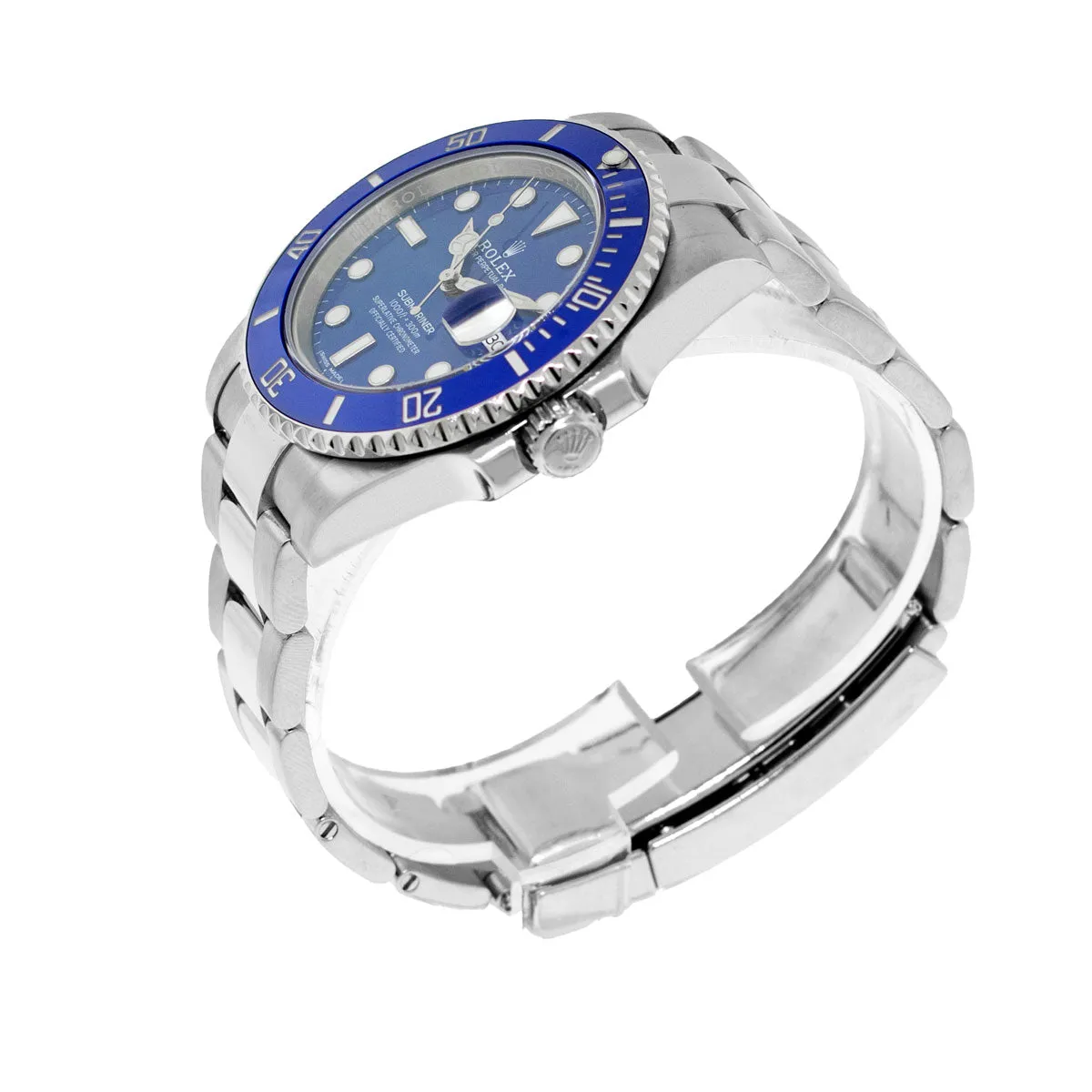 Rolex Submariner "Smurf" 40mm 18K White Gold Blue Dial & Blue Bezel 116619