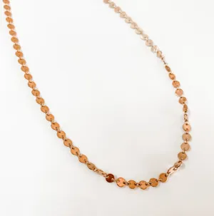 ROSE GOLD SEQUIN CHAIN