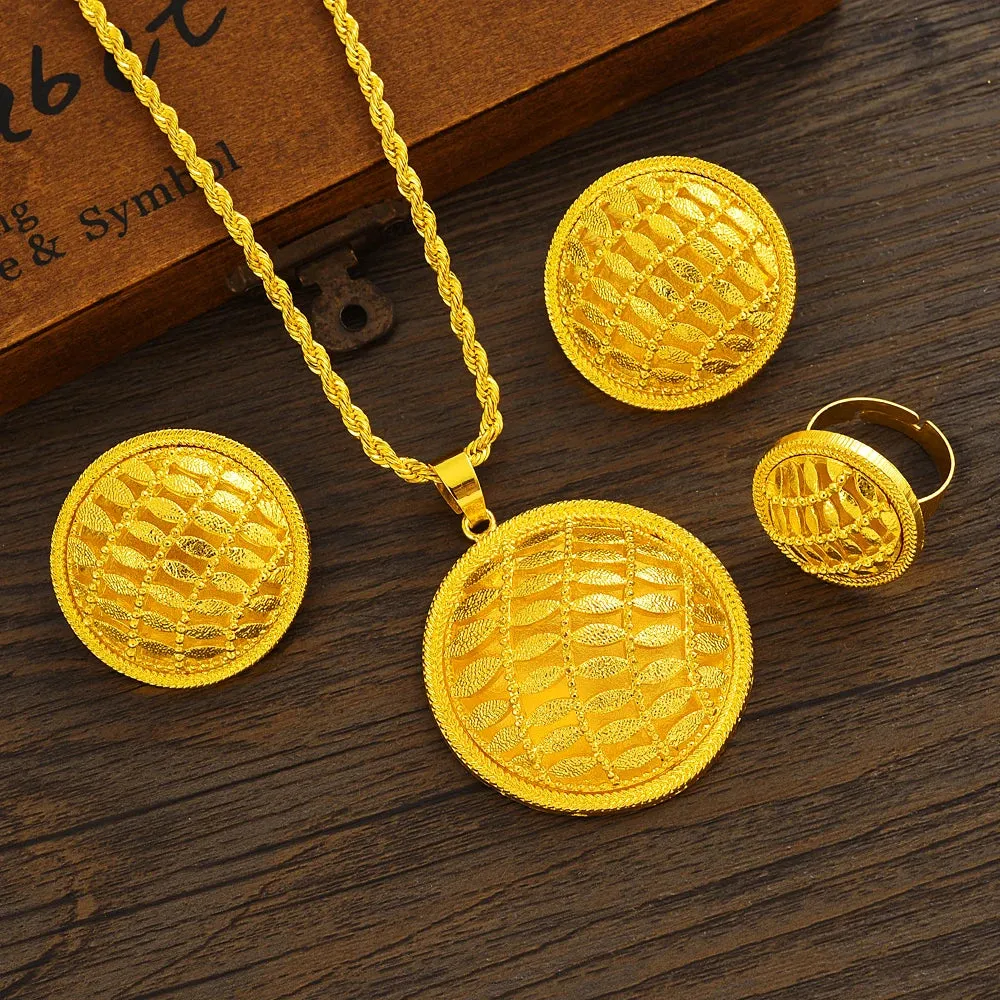 Round Leaf Habesha Jewelry