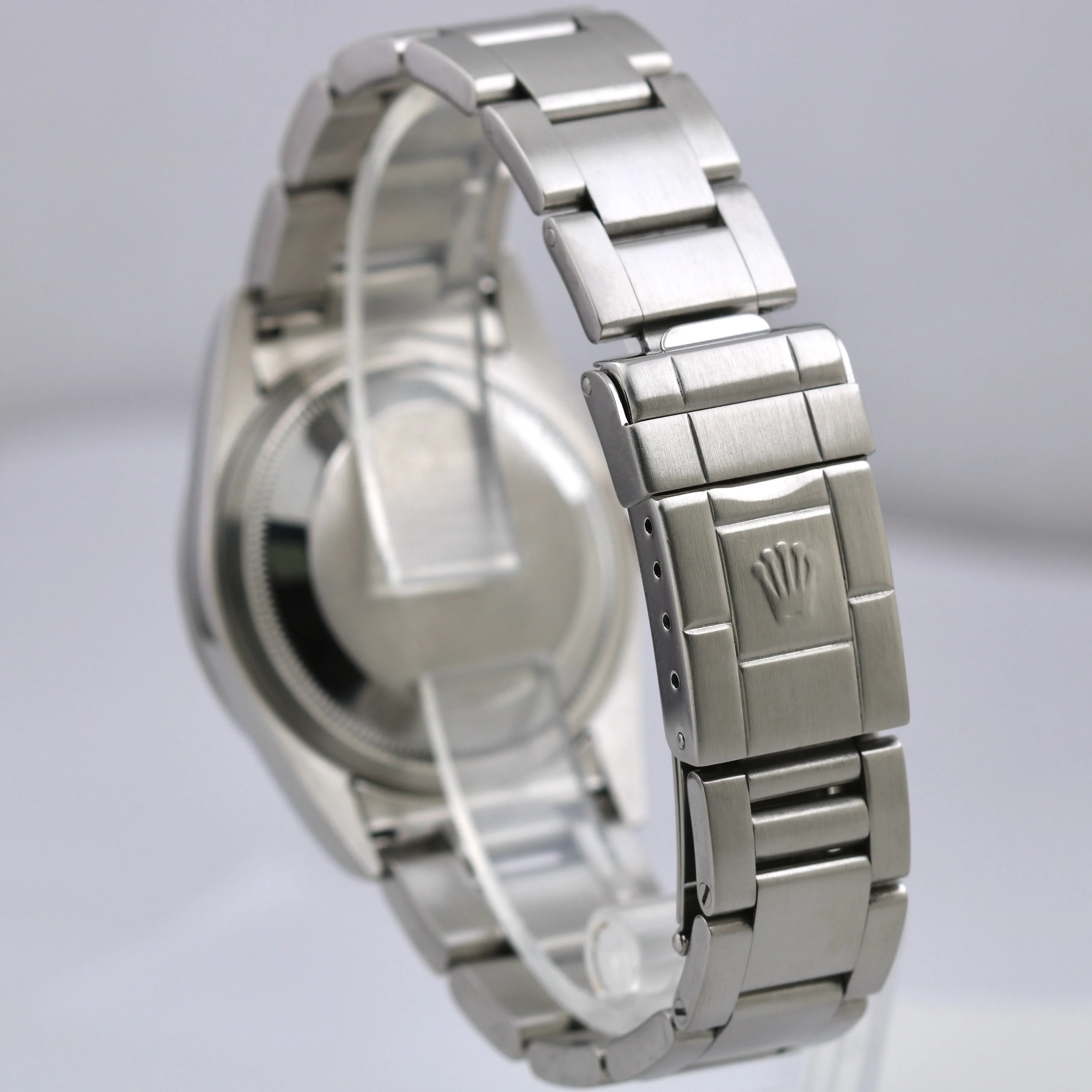 RSC Rolex Explorer I Black 36mm Stainless Steel 3-6-9 Oyster Watch 114270 BOX