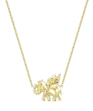 Sacha the Flying Elephant Prince Necklace
