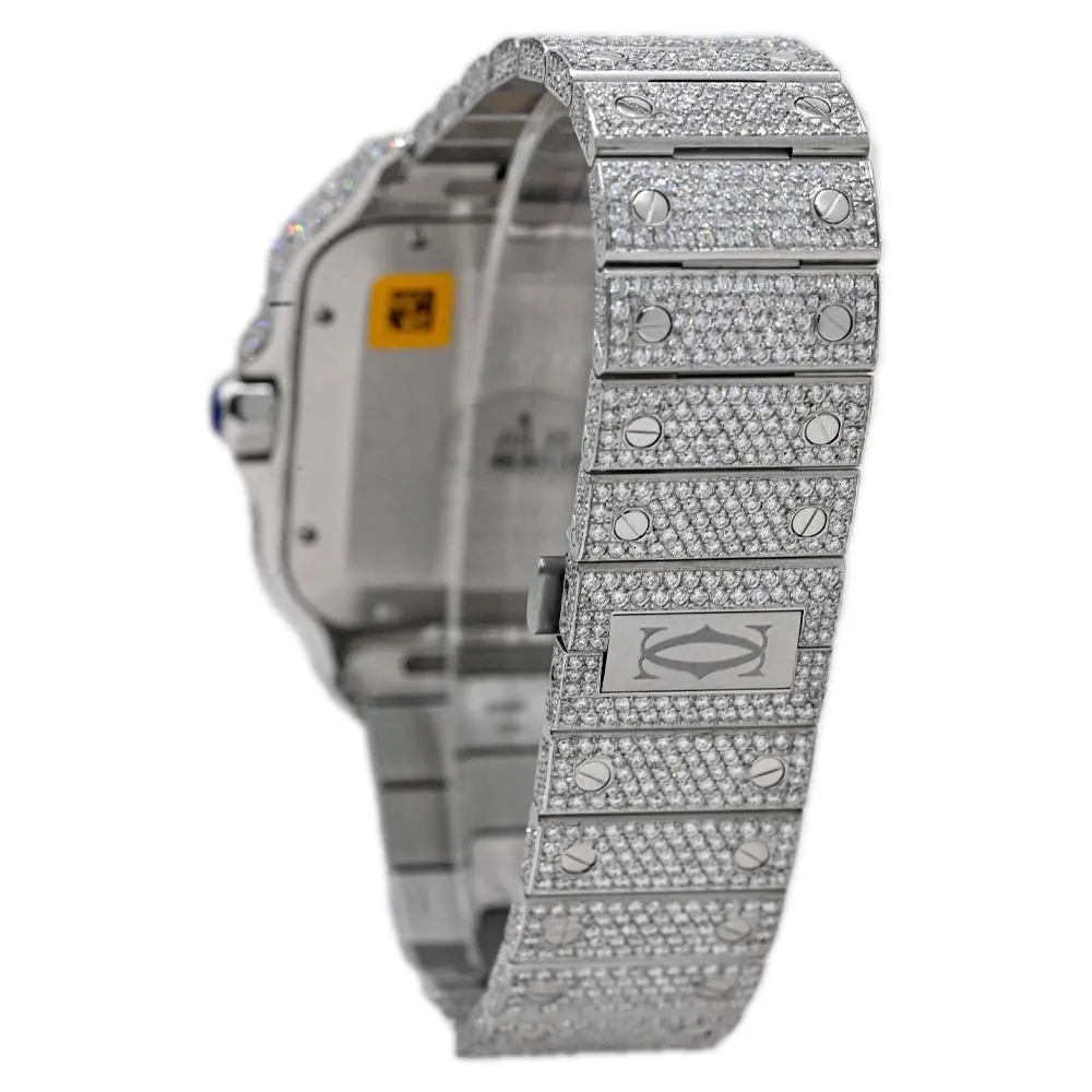 Santos de Cartier 39.8mm x 47.5mm Stainless Steel Case, Blue Gradient Roman Dial Watch Reference #: WSSA0030