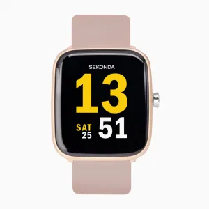 Sekonda Motion Smart Watch | Rose Gold Case & Pink Silicone Strap | 30054