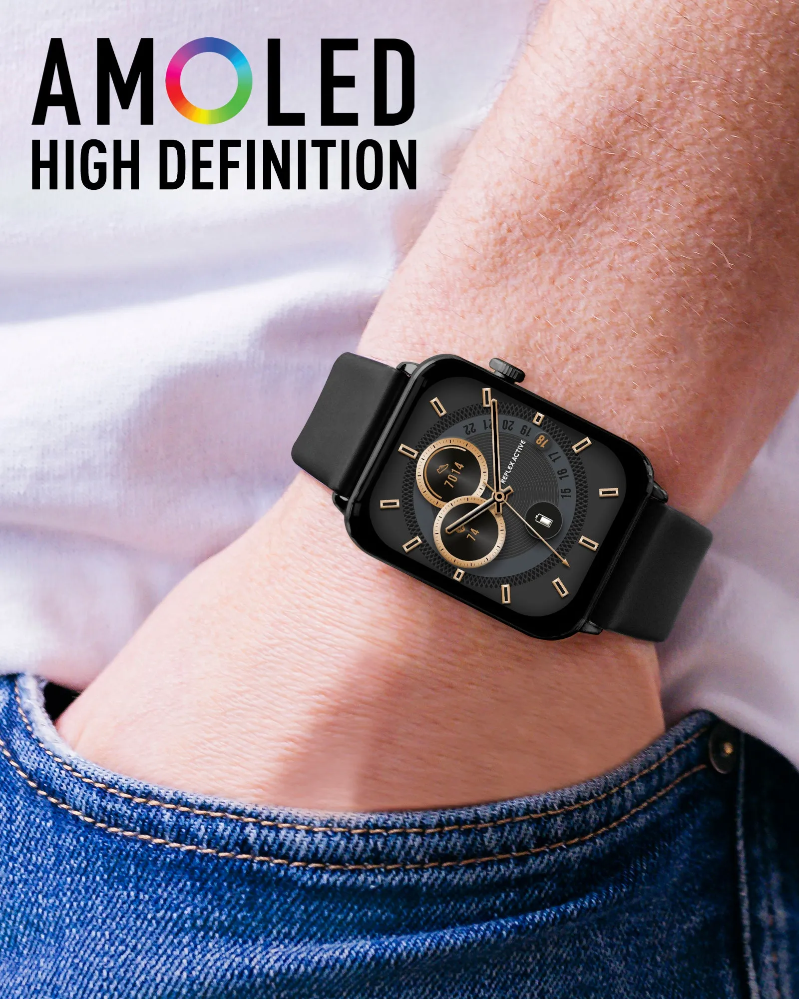 Series 30 Amoled Black Smart Calling Watch