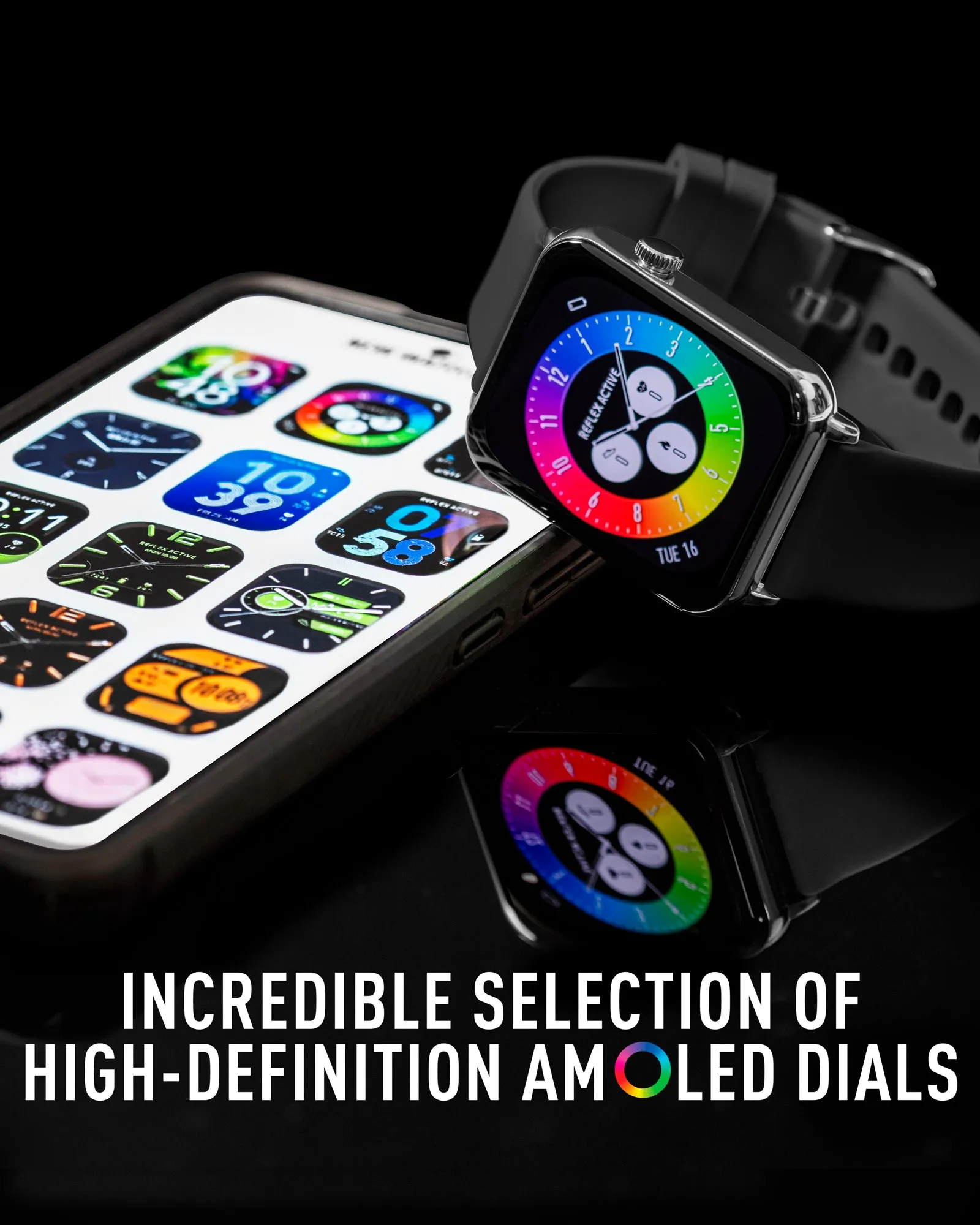 Series 30 Amoled Black Smart Calling Watch