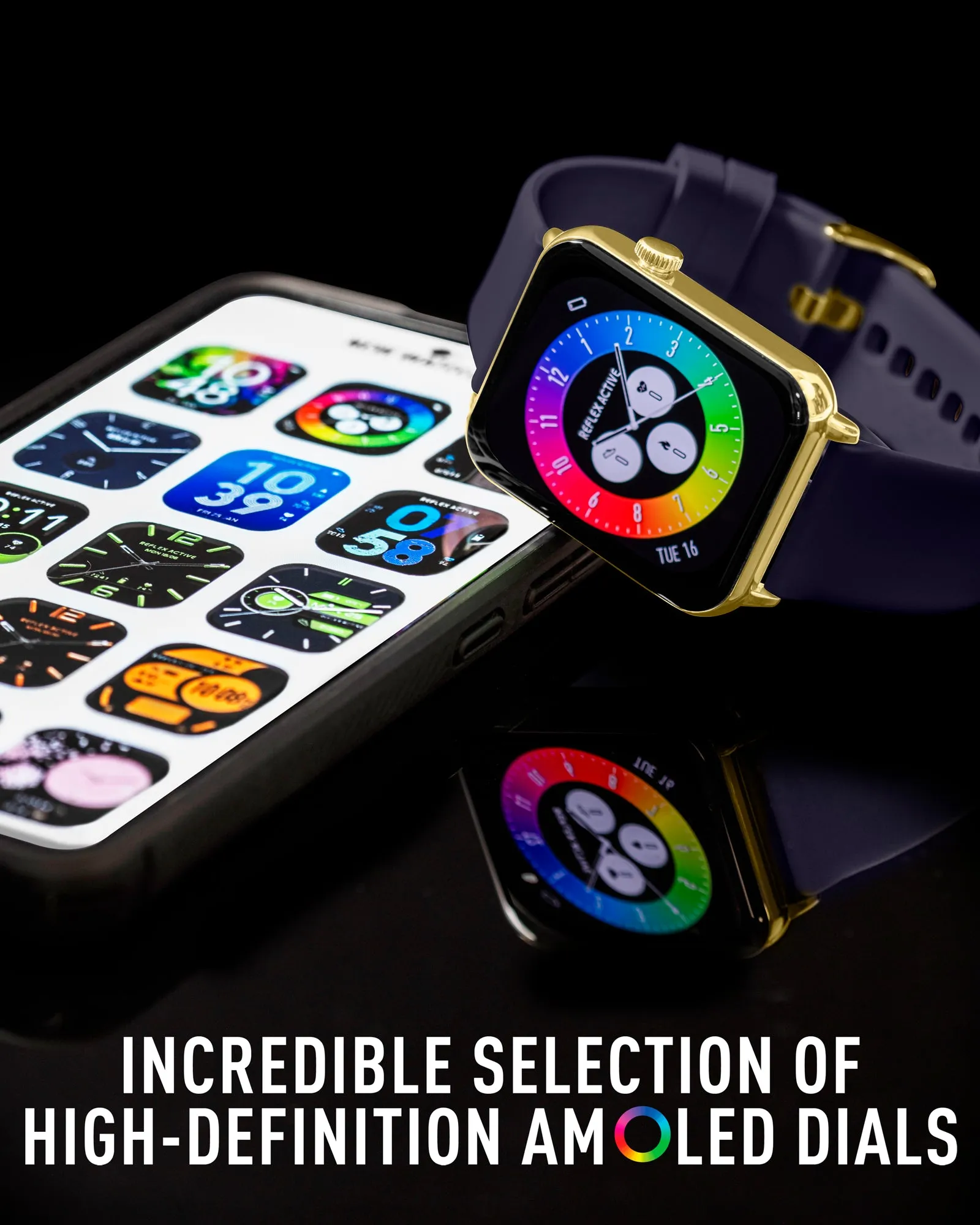 Series 30 Amoled Blue Smart Calling Watch