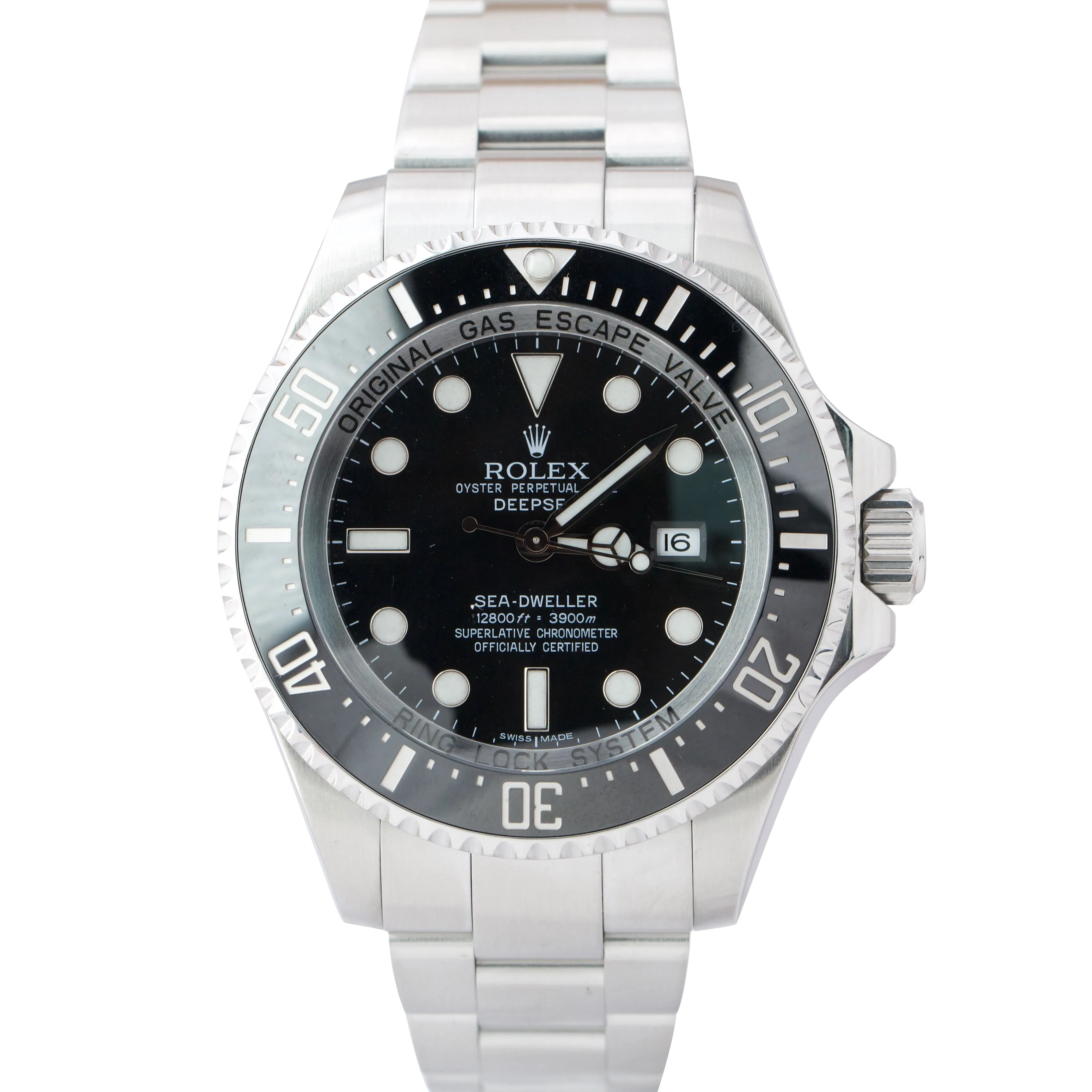 SERVICE CARD RSC Rolex Sea-Dweller Deepsea 116660 Steel 44mm Black Dive Watch